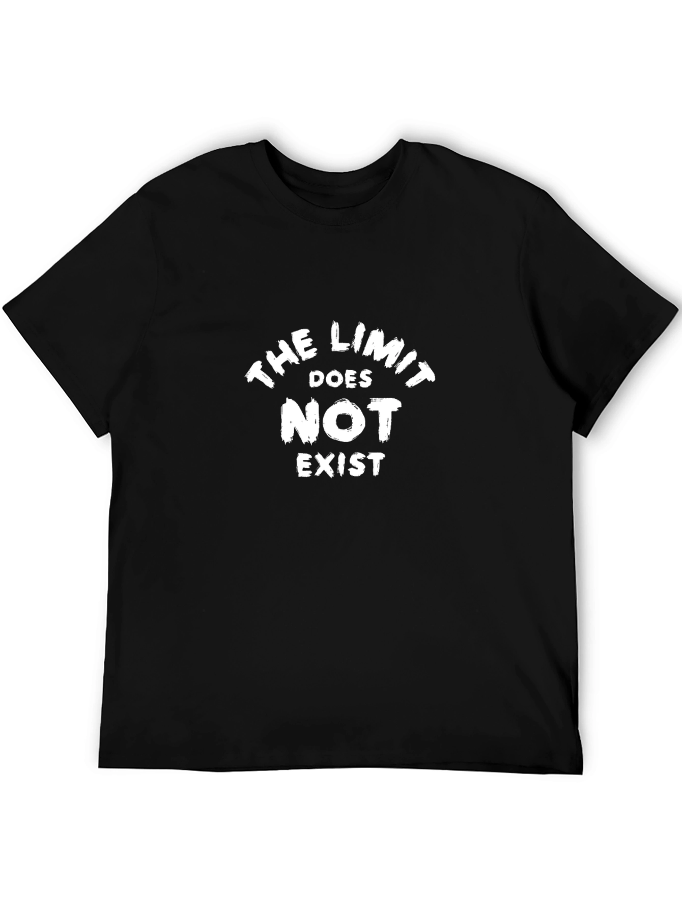 Black The Limit Does Not Exist Graphic Tee view 5