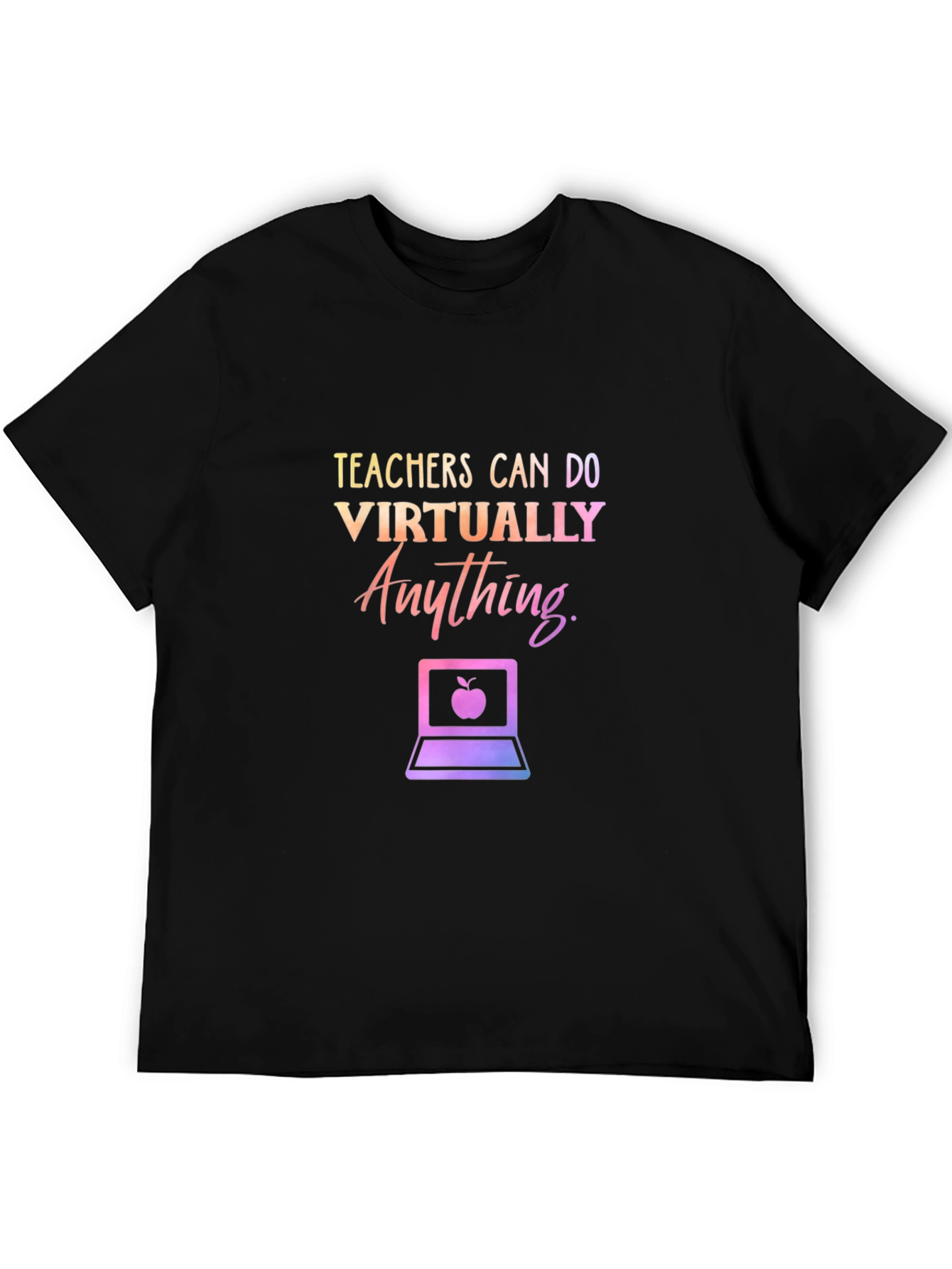 Black Teachers Can Do Virtually Anything T-Shirt view 5