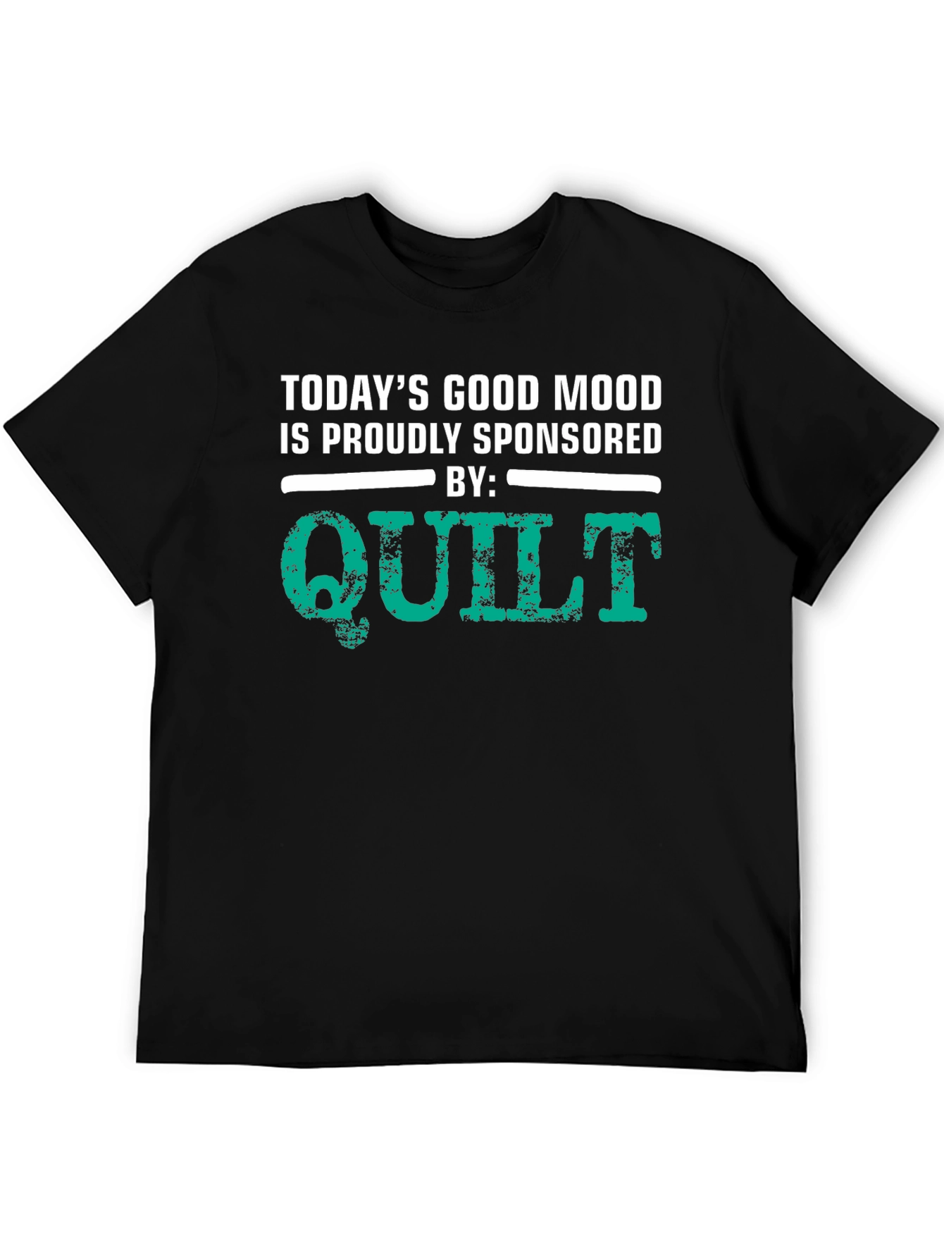 Black Quilt Sponsored Good Mood Graphic Tee view 5