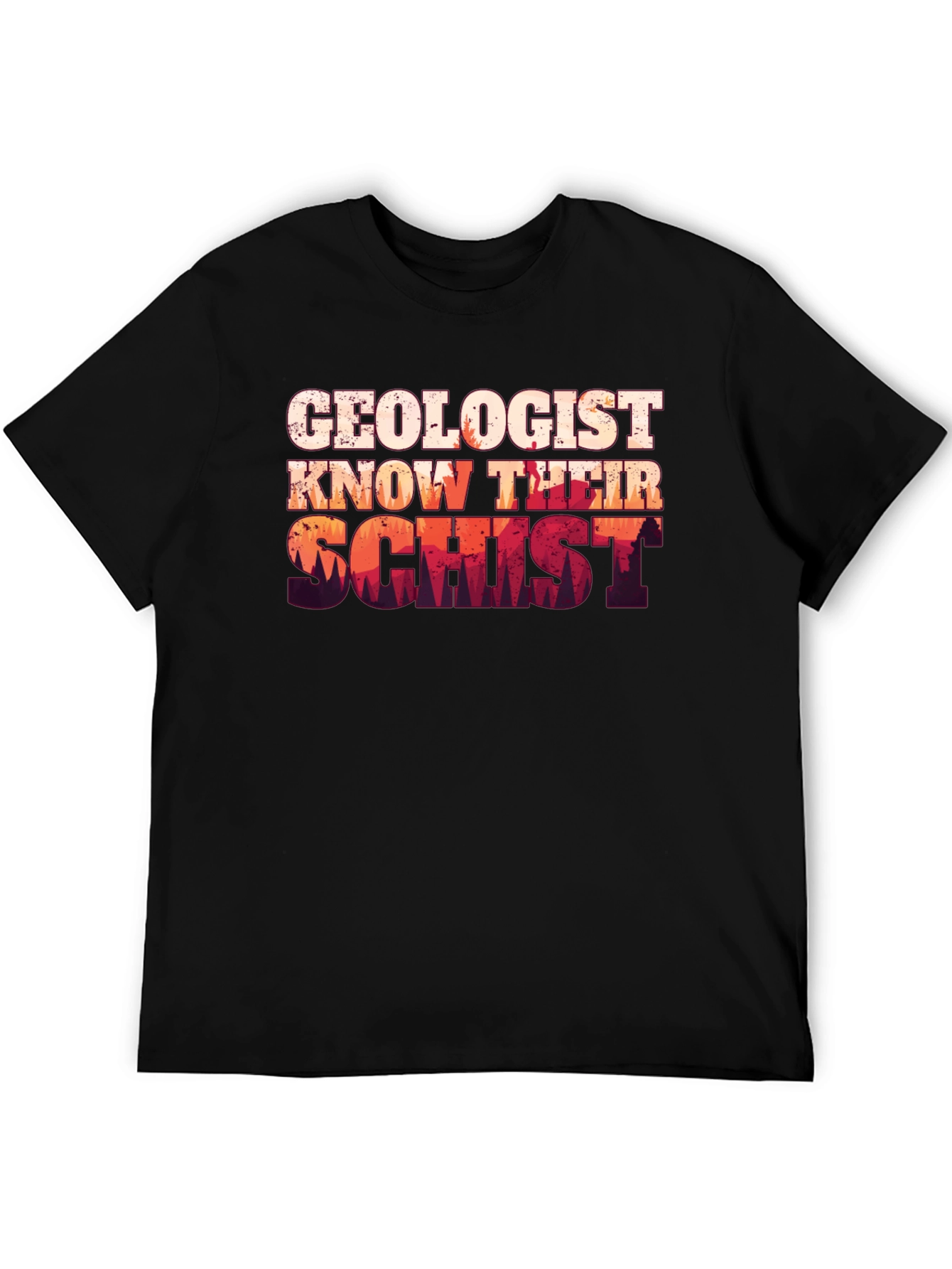 Black Geologist Know Their Schist T-Shirt view 5