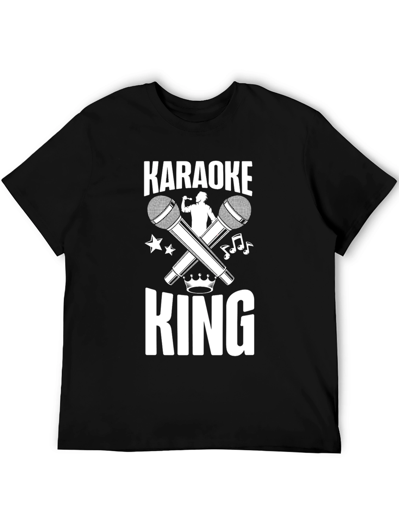 Karaoke King Graphic T-Shirt - Black - 5