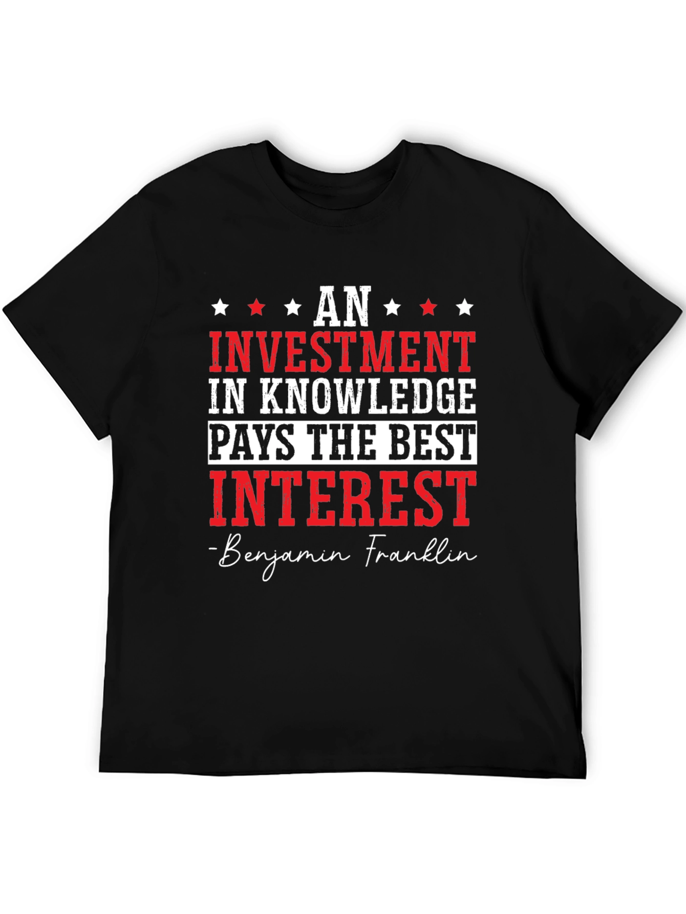 Knowledge Investment T-Shirt - 5