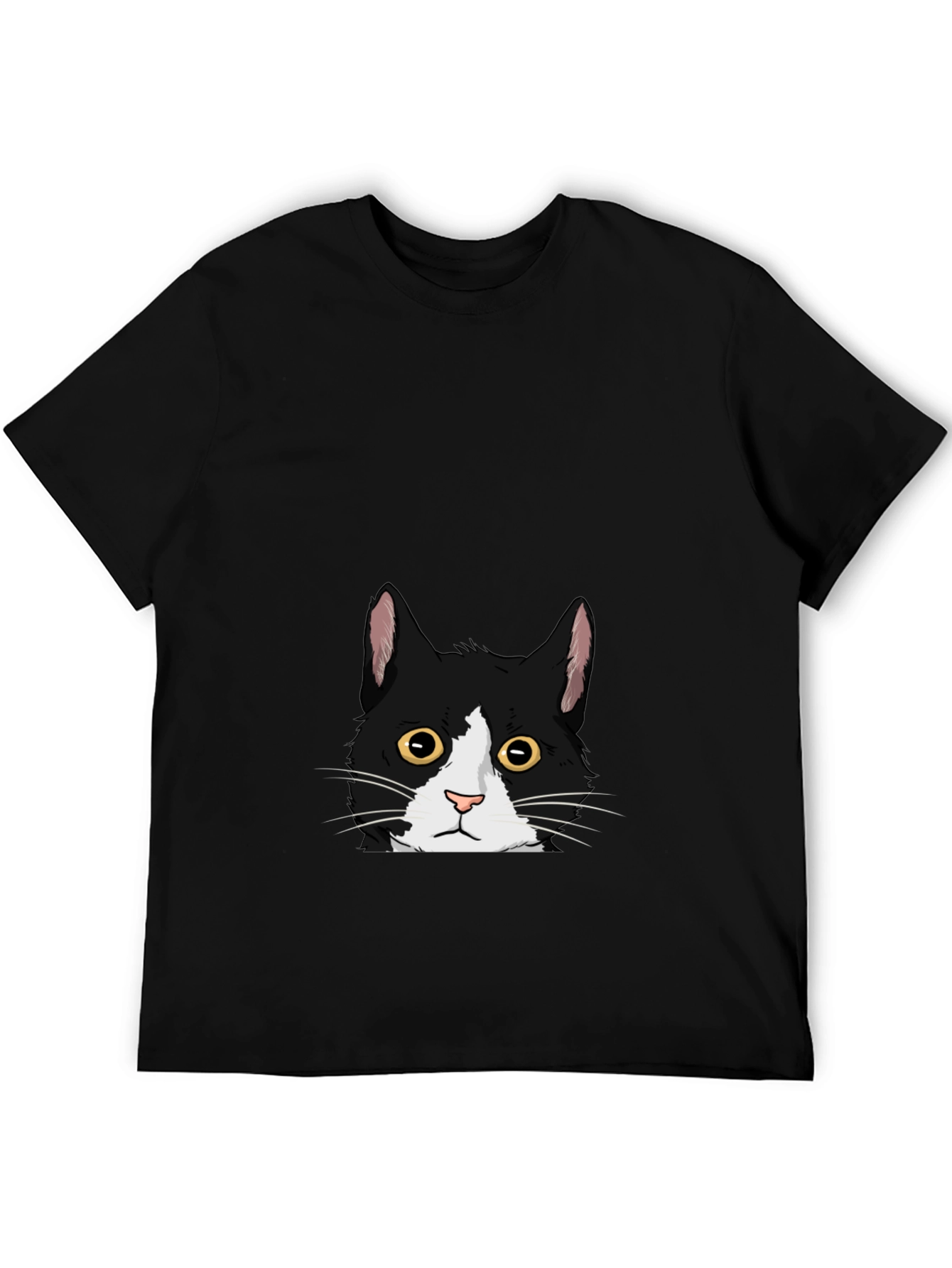 Black Black Cat Peekaboo Graphic Tee view 5