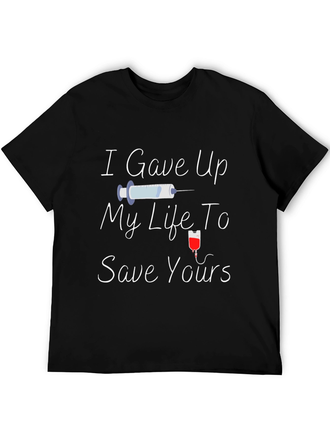 Black I Gave Up My Life T-Shirt view 5
