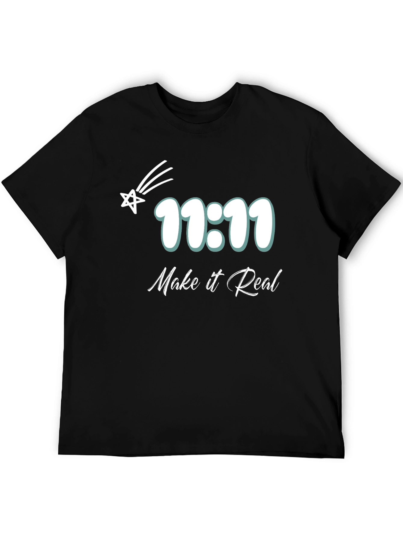Black 11:11 Make it Real Graphic Tee view 5