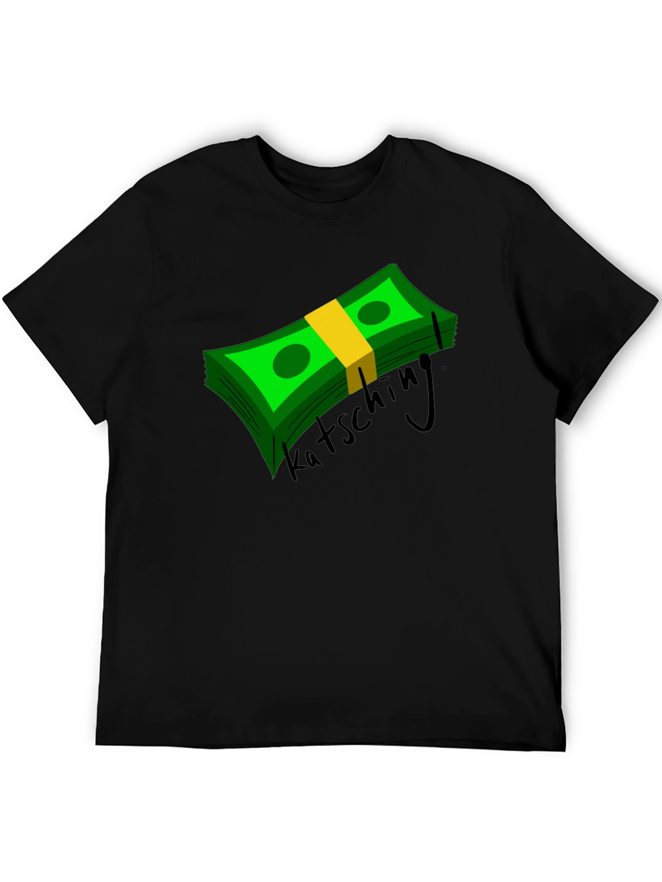Black Katsching Money Graphic Tee - Black view 5