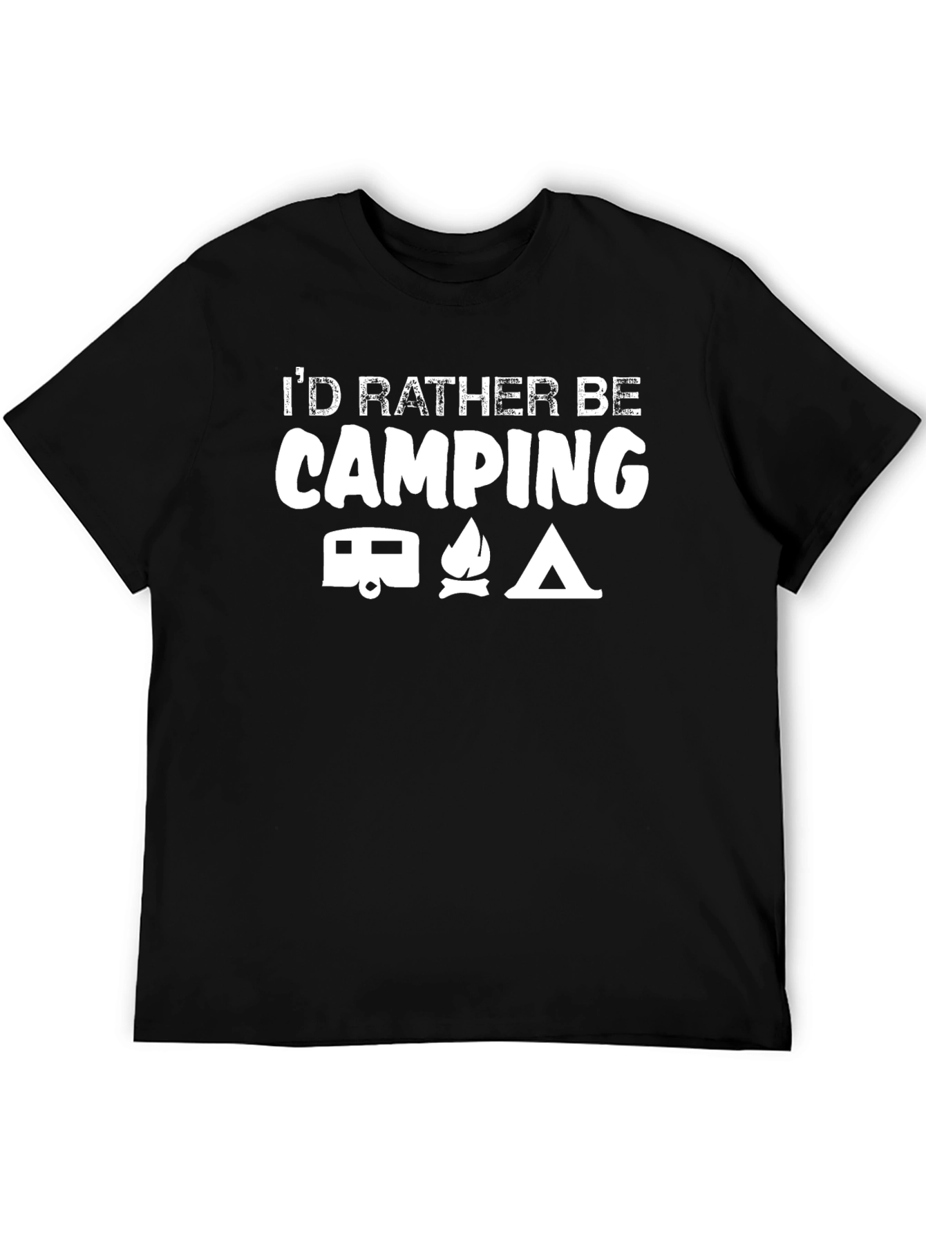I'd Rather Be Camping Graphic T-Shirt - 5