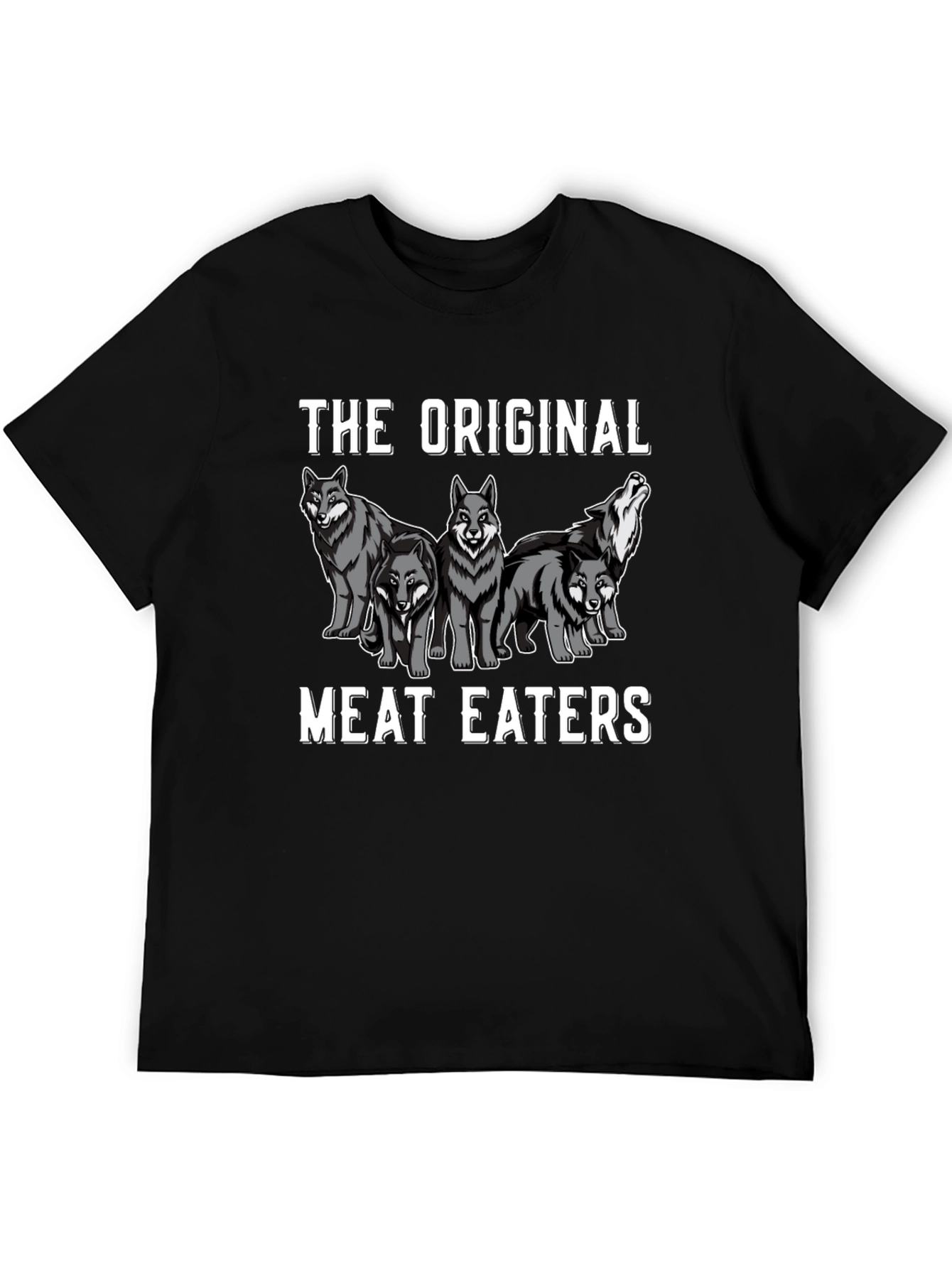 Black The Original Meat Eaters Graphic T-Shirt view 5