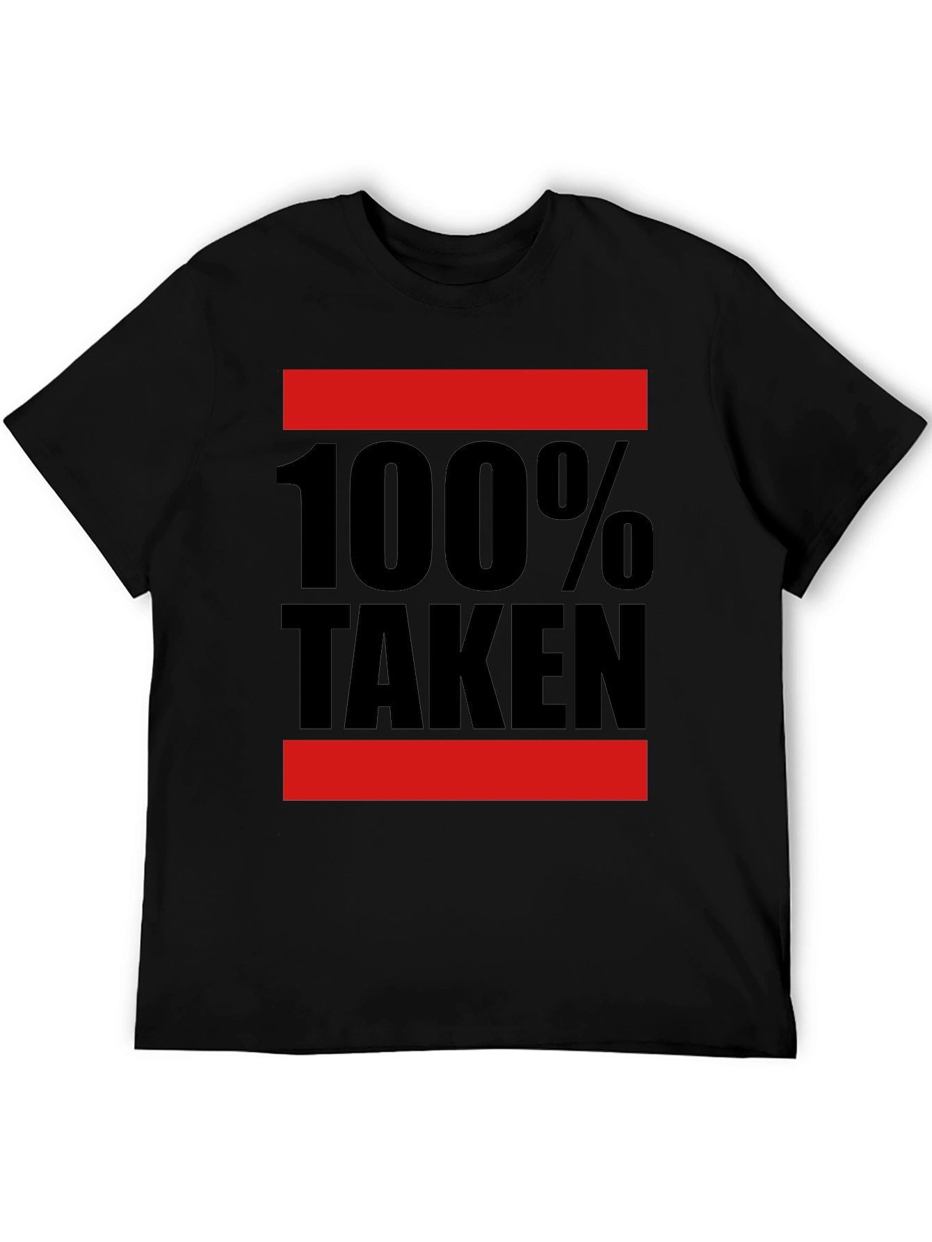 Black 100% Taken Graphic T-Shirt - Black view 5