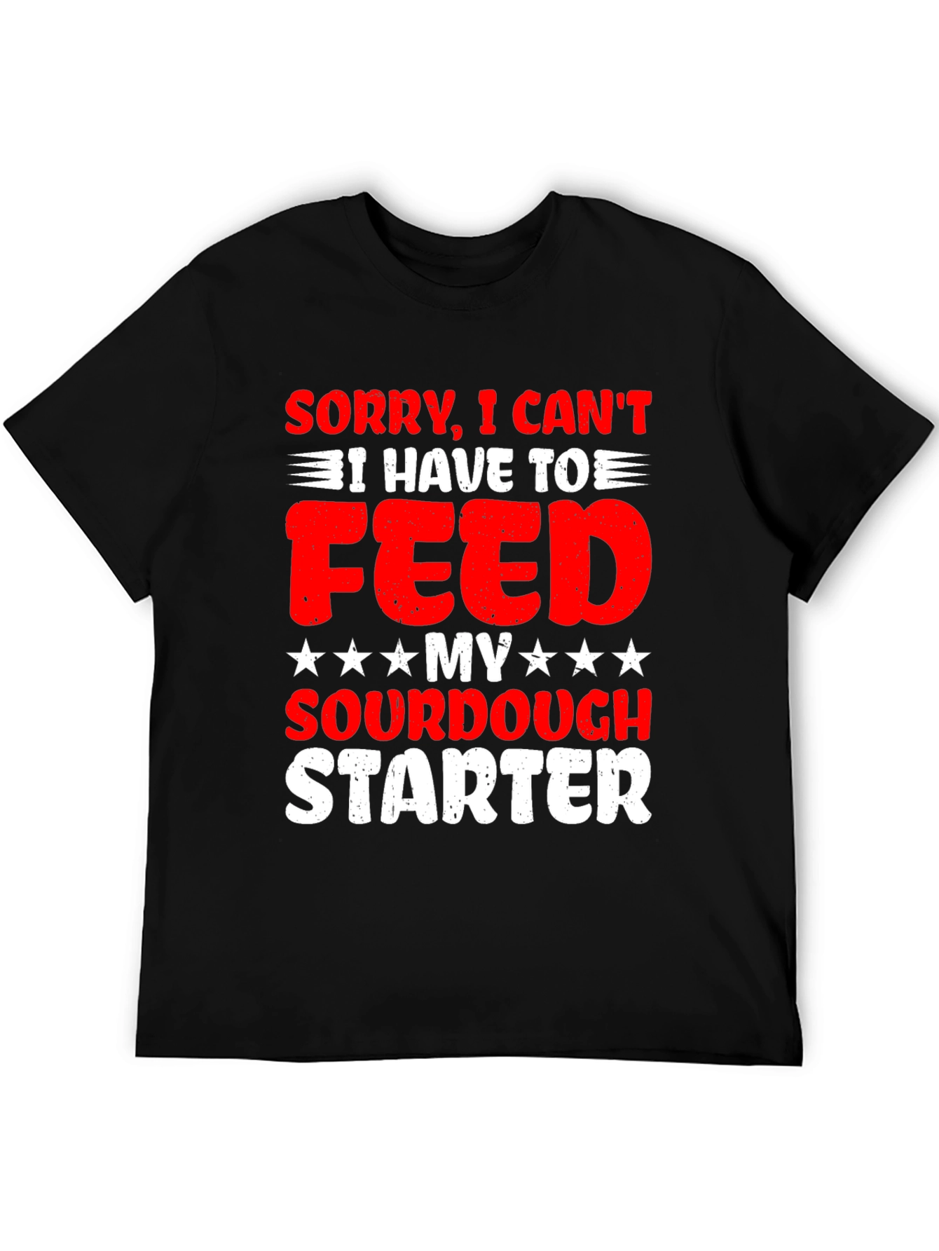 Black Sourdough Starter T-Shirt: Funny Baking Tee view 5