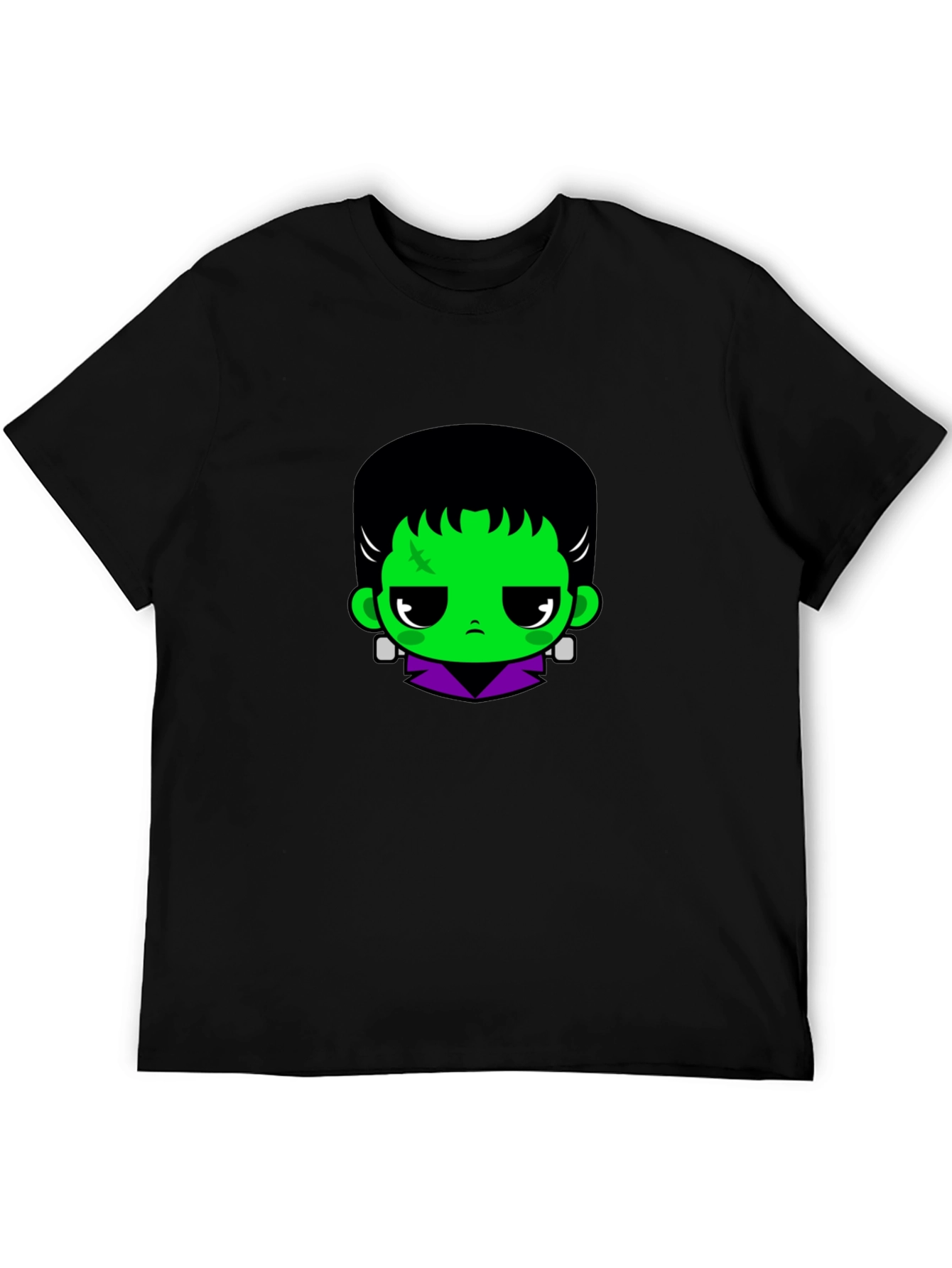 Black Frankenstein Graphic T-Shirt view 5