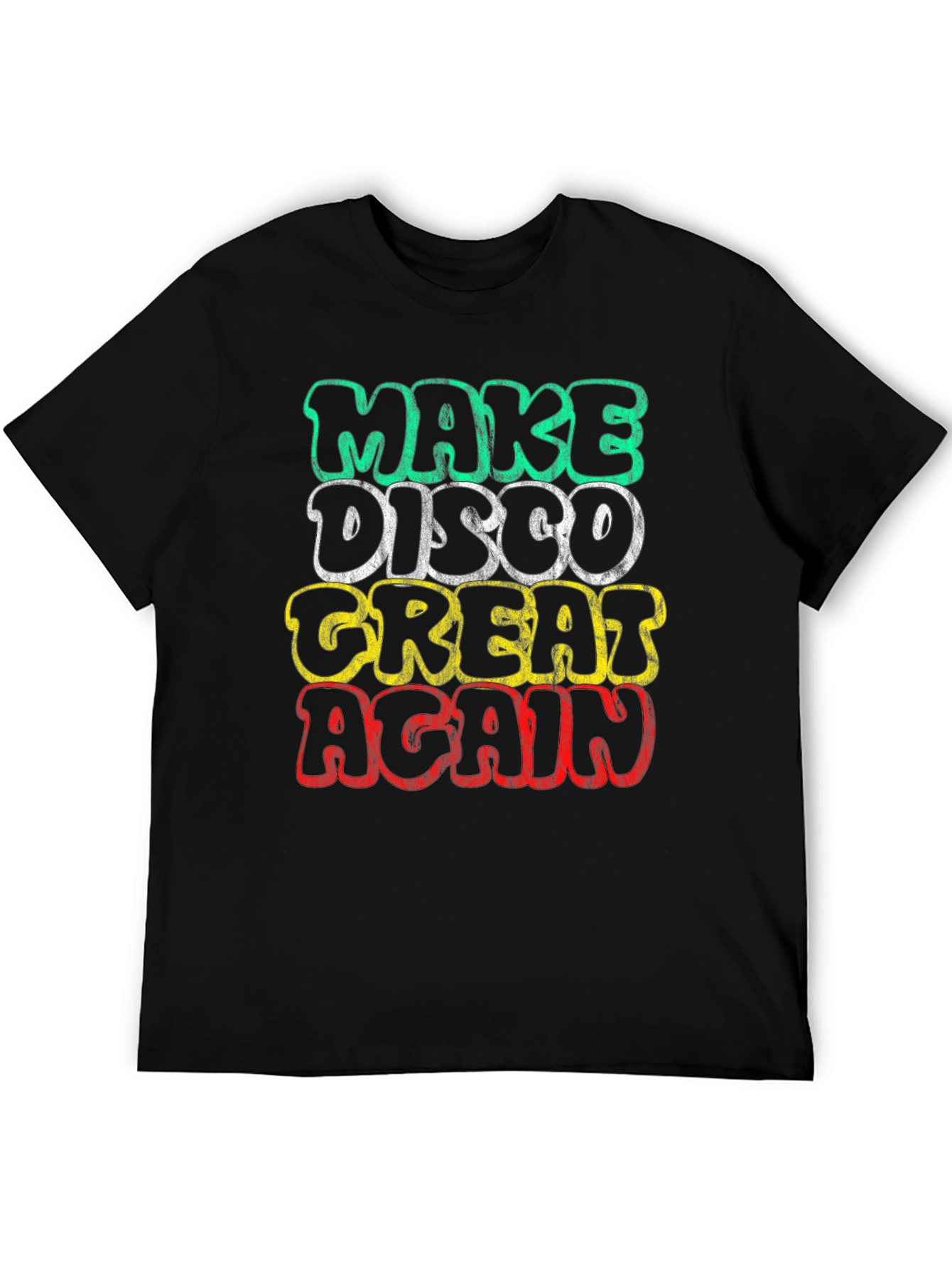Black Make Disco Great Again T-Shirt view 5