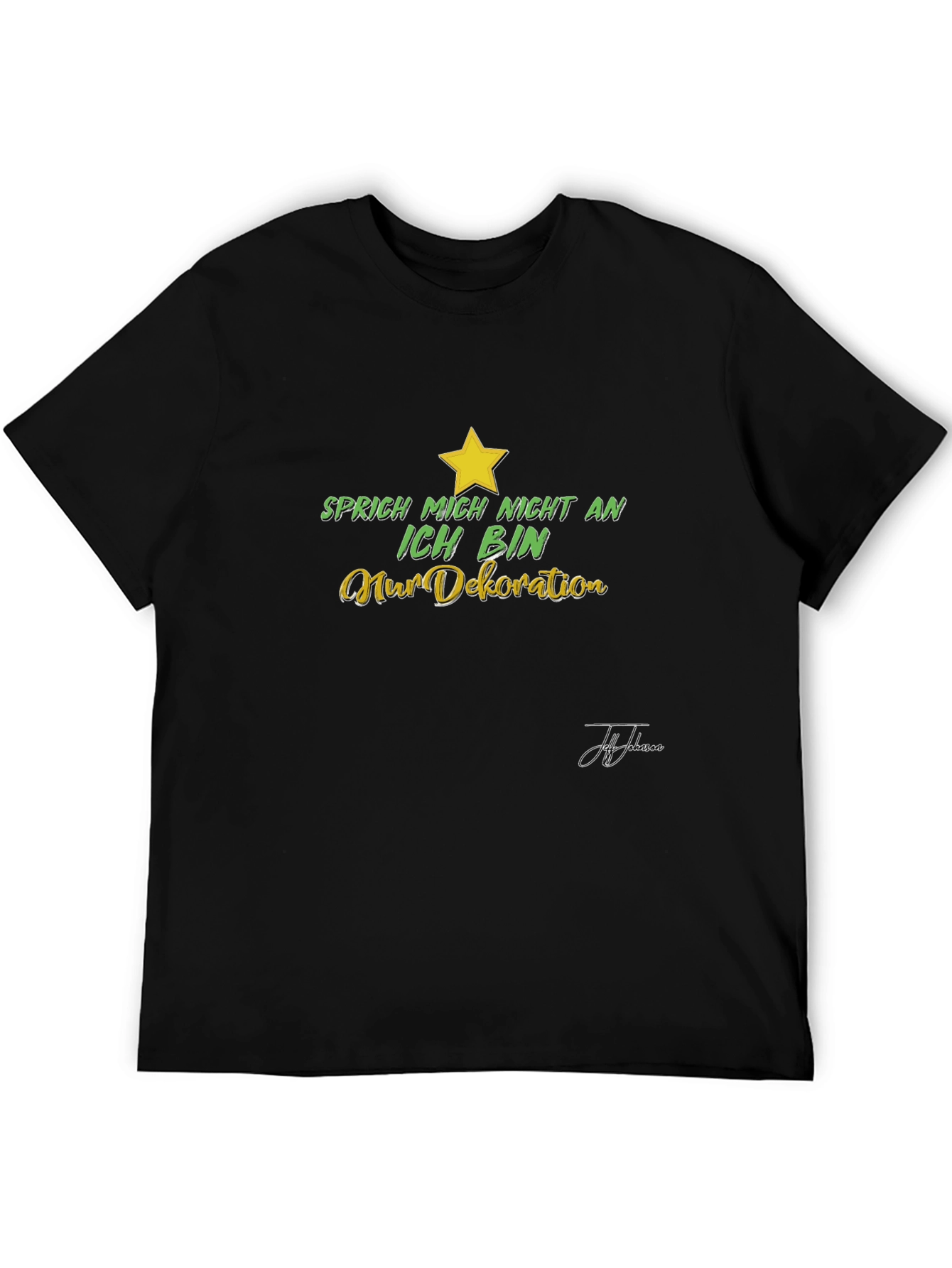 Black Sarcastic Statement T-Shirt view 5