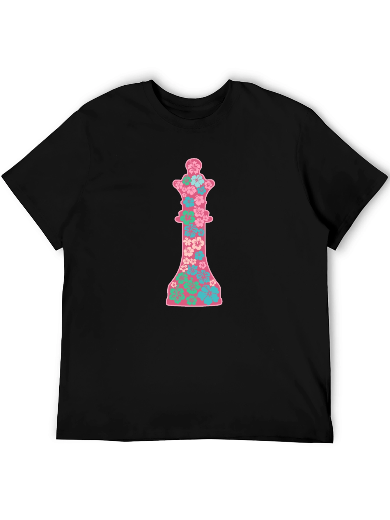 Black Floral Queen Graphic Tee view 5
