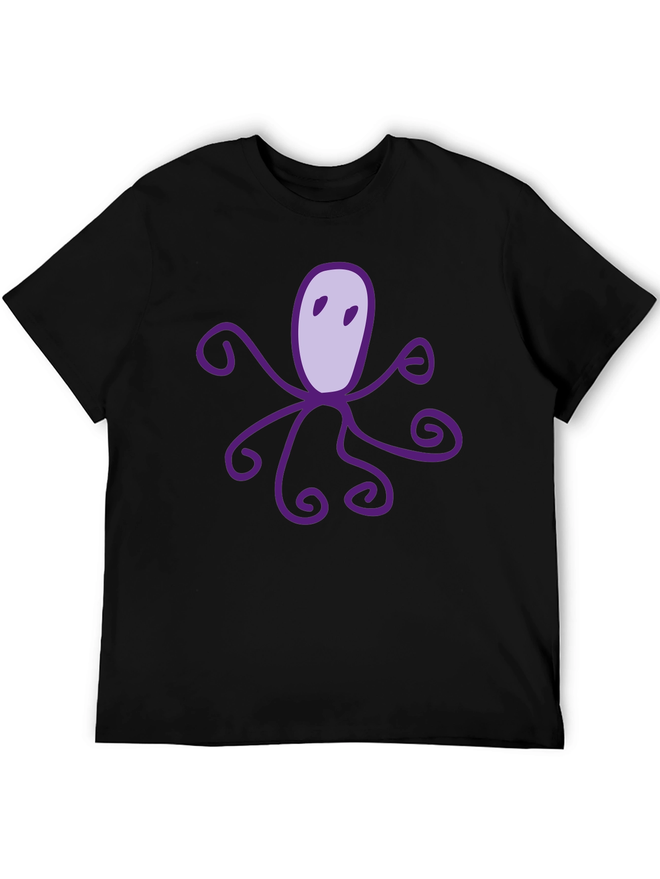 Black Octopus Graphic T-Shirt - Soft Cotton Tee view 5