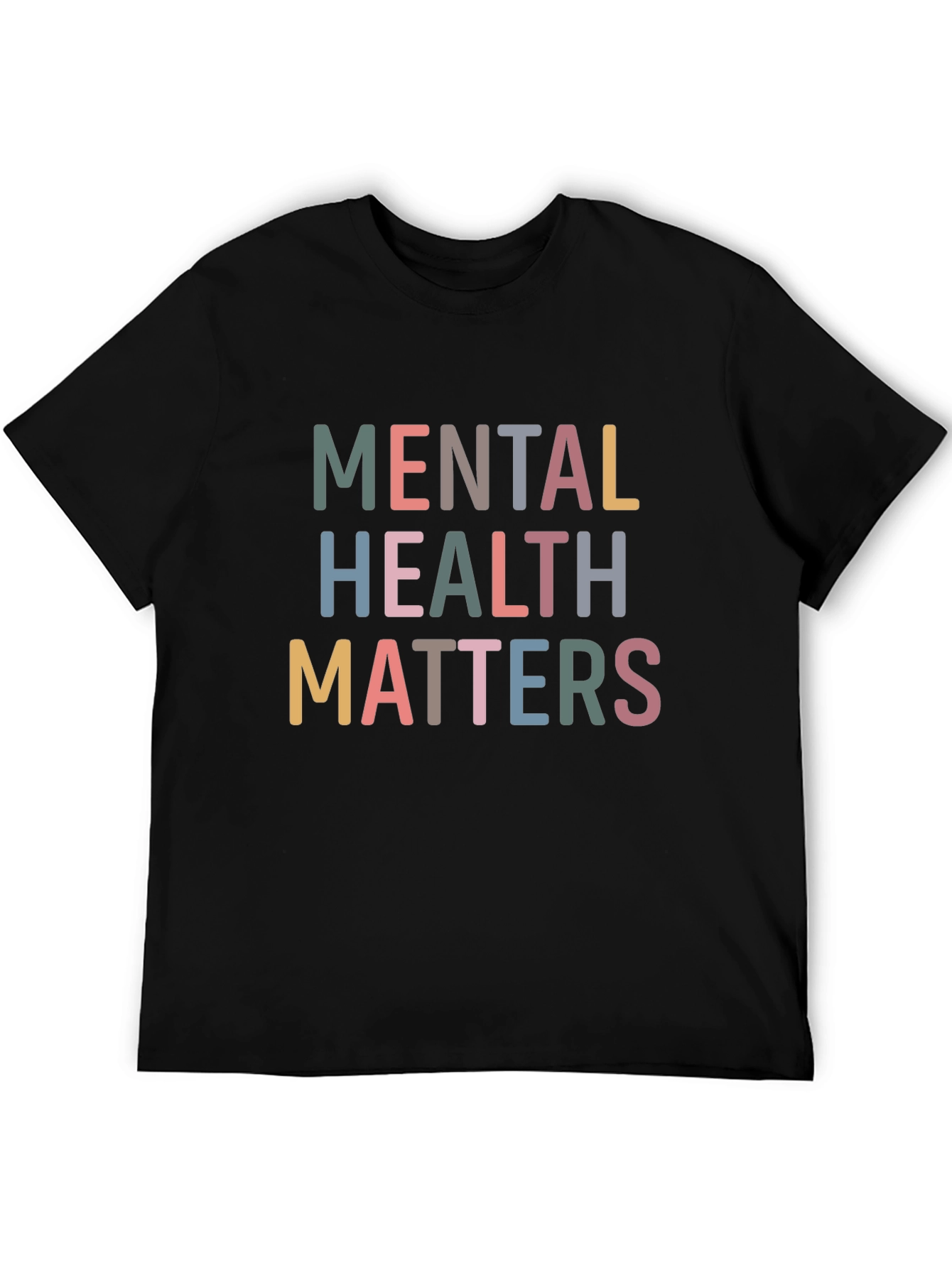 Black Mental Health Matters Graphic Tee view 5