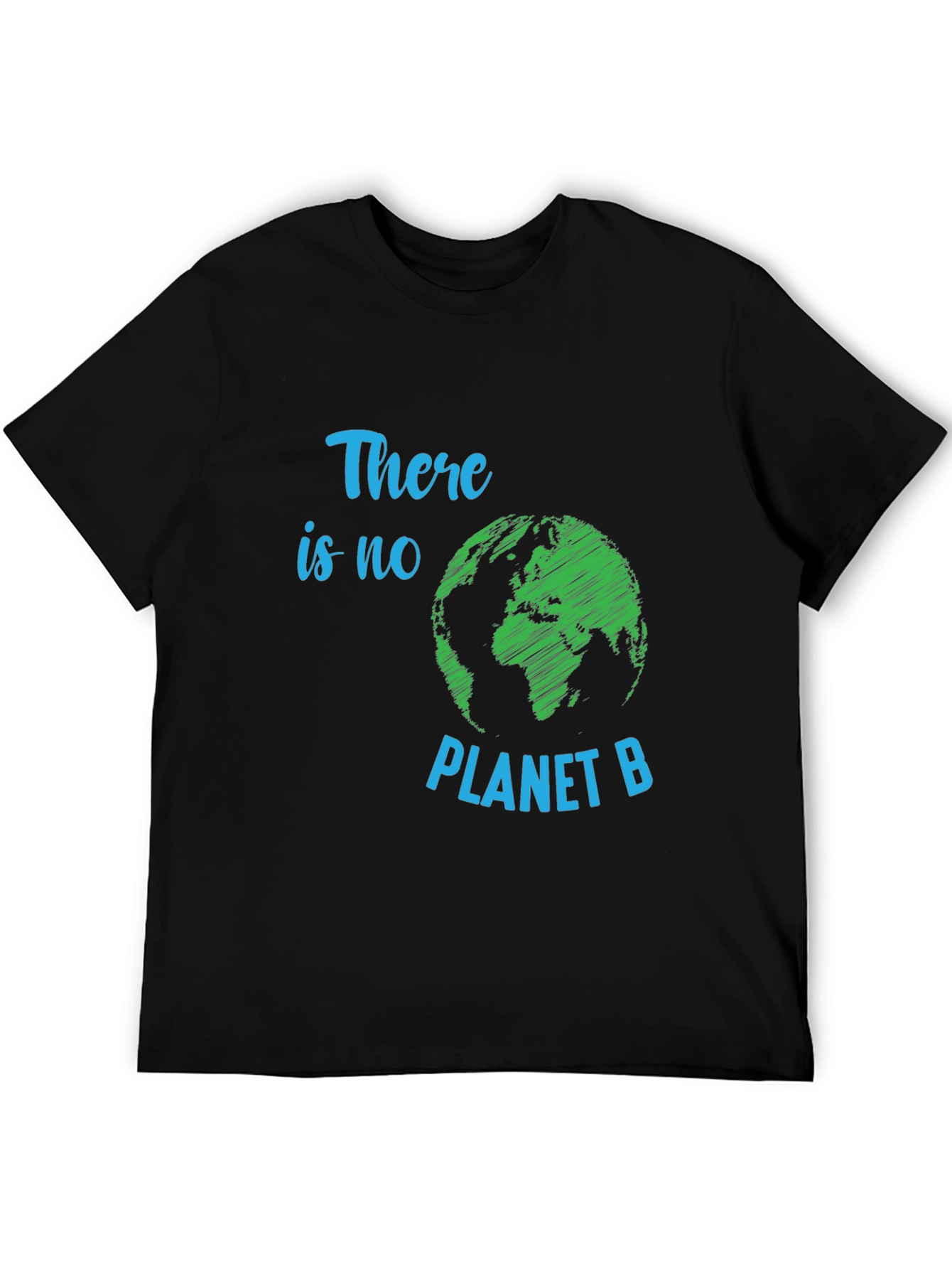 Black There is No Planet B Graphic T-Shirt view 5