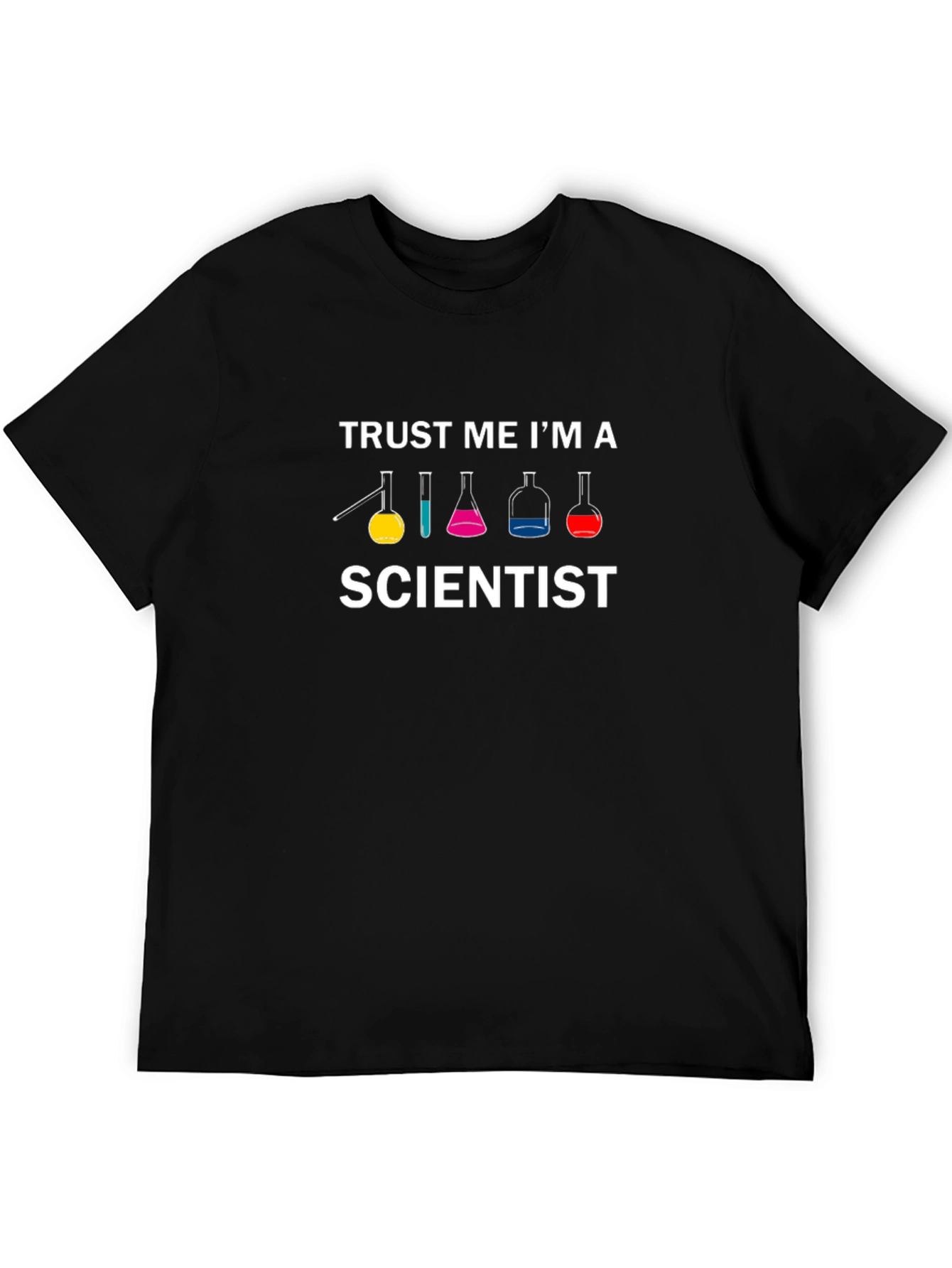 Black Trust Me I'm a Scientist T-Shirt - Black, Science Tee view 5