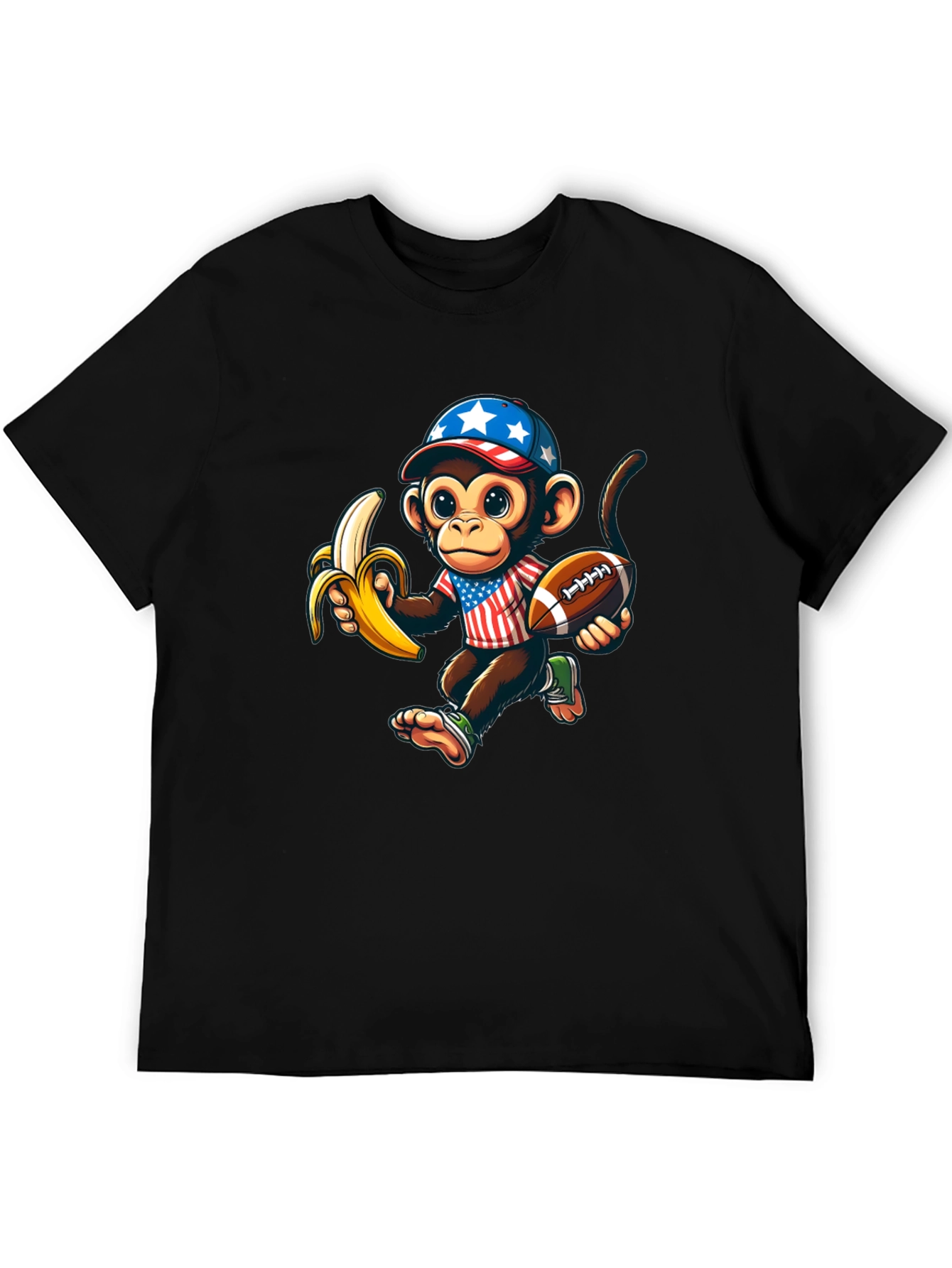 Black Monkey Football T-Shirt view 5