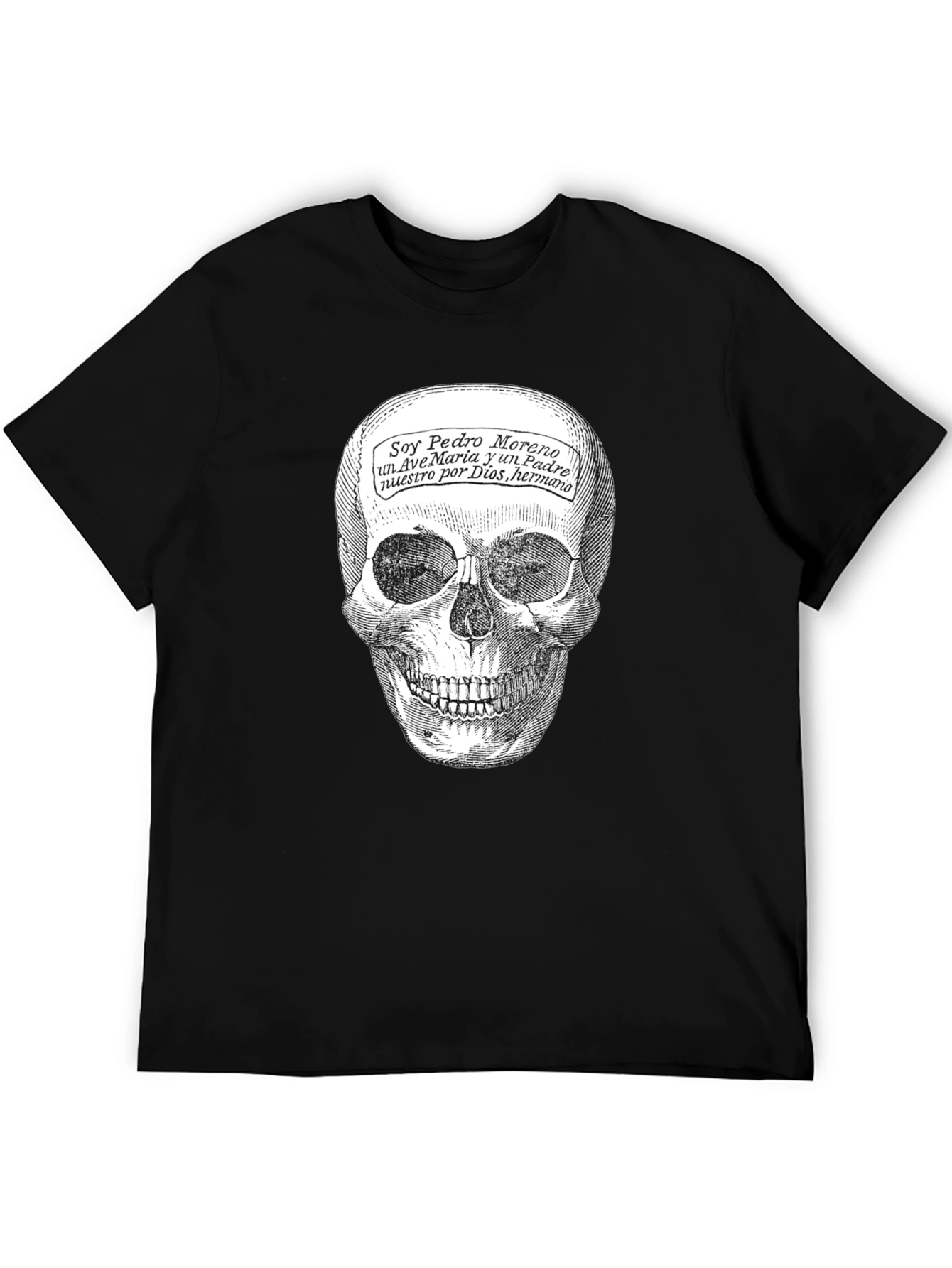 Black Skull Graphic T-Shirt -  Unique Death Motif Tee view 5