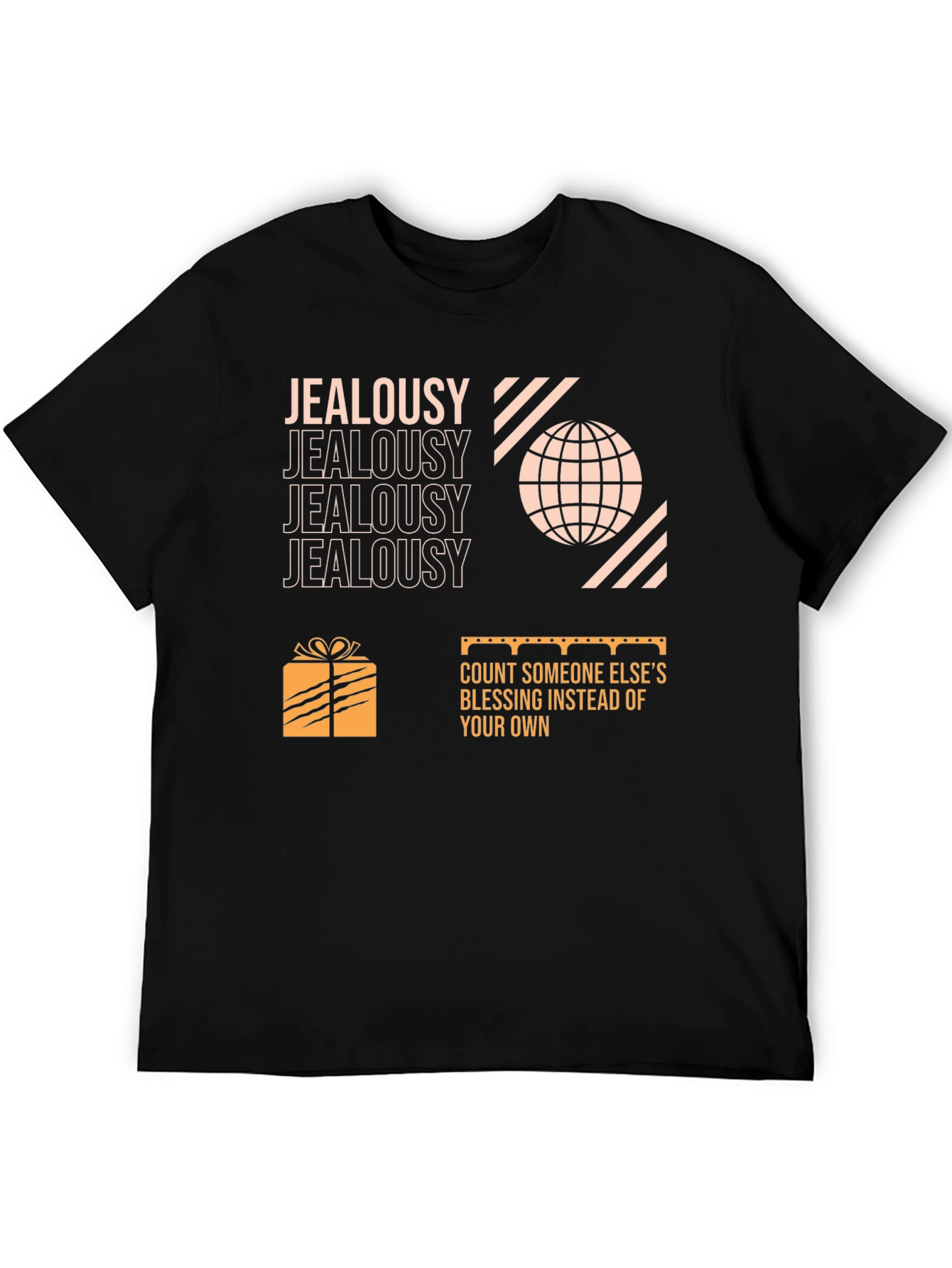Jealousy Graphic Print T-Shirt - 5