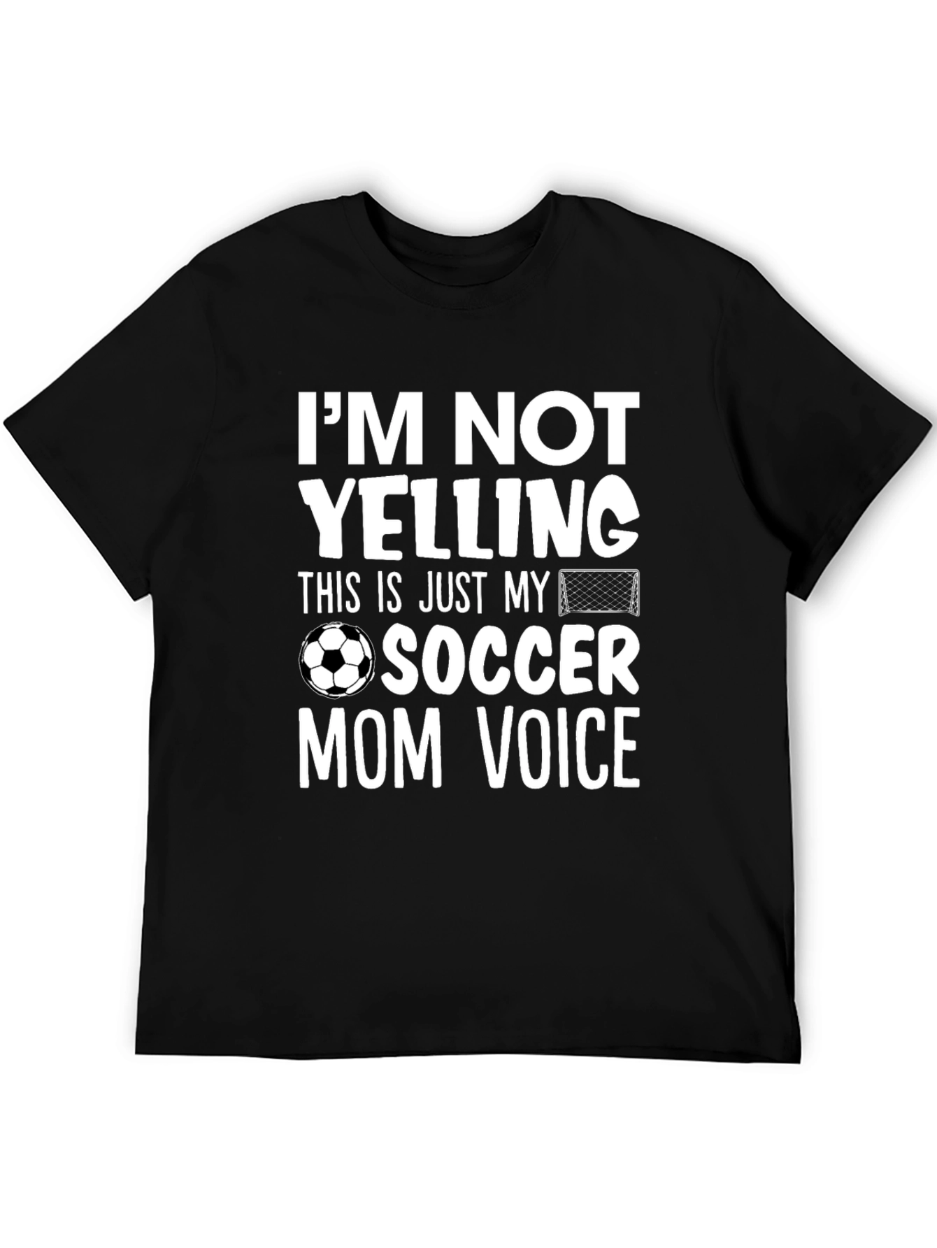Black Soccer Mom Voice Graphic Tee view 5