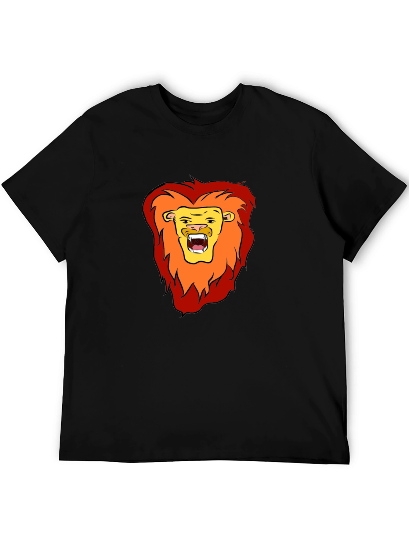 Black Lion Graphic Tee - Bold & Stylish view 5
