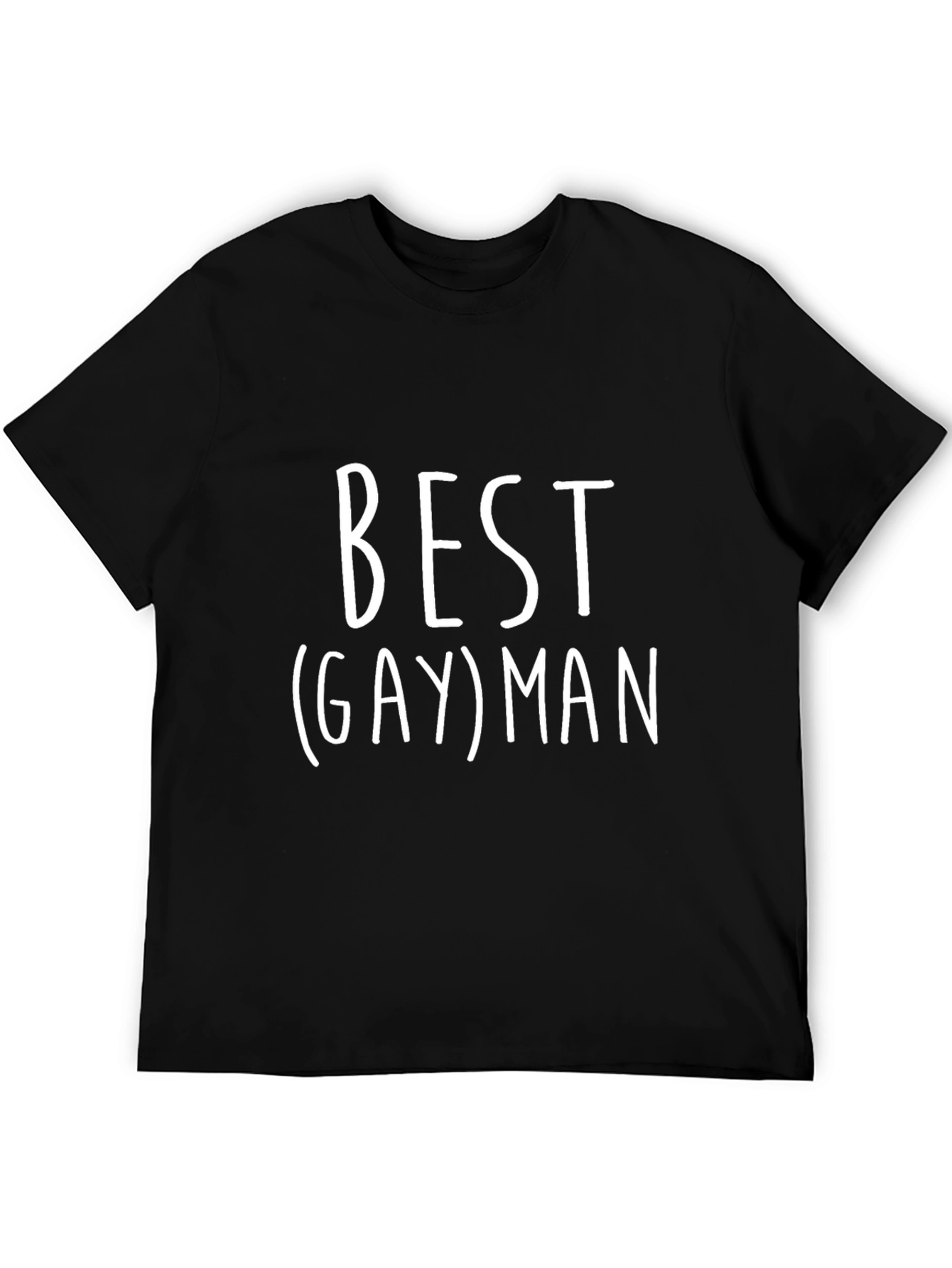 Black Best (Gay) Man Graphic Tee - Soft Cotton view 5