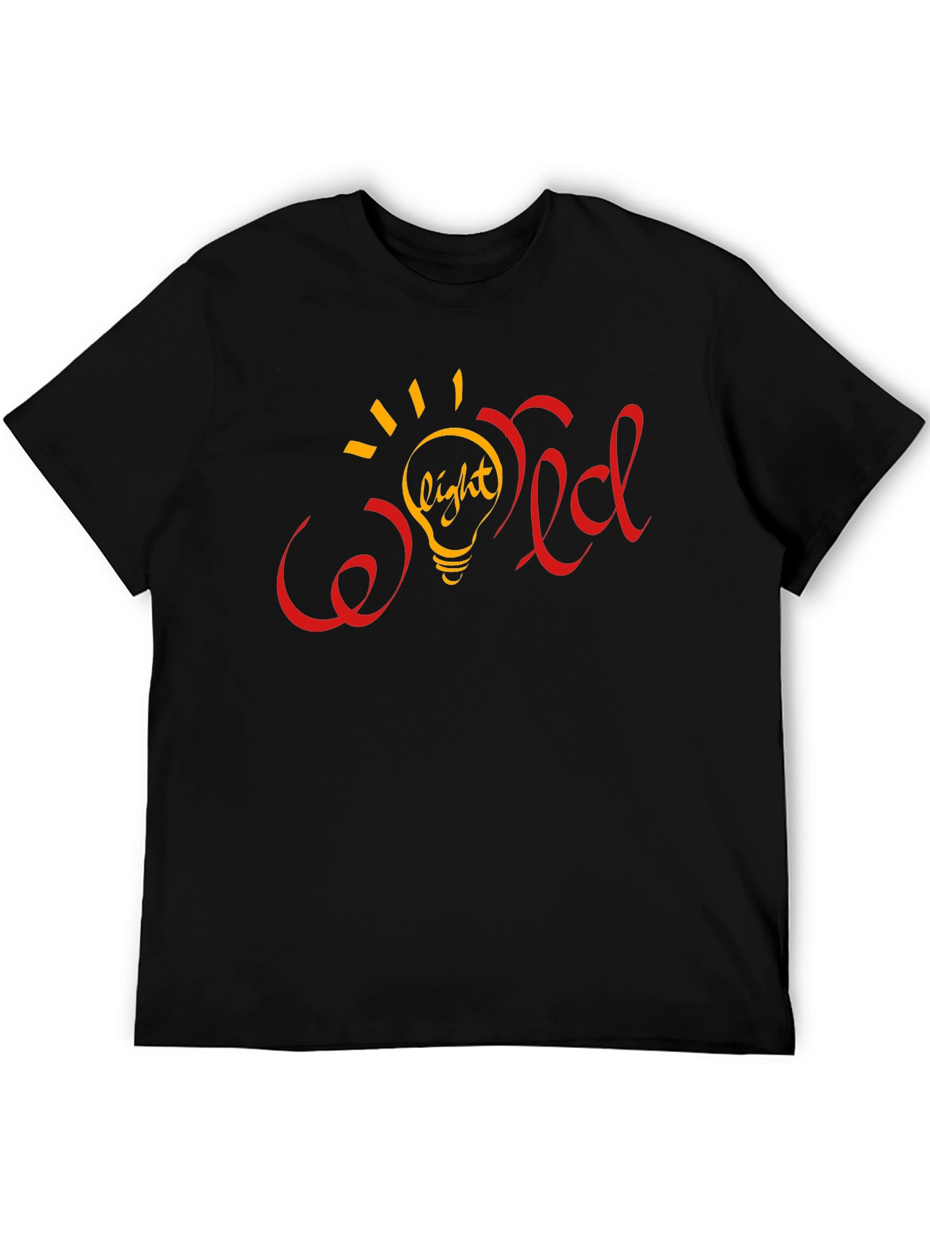 Black Enlightened World Graphic T-Shirt view 5
