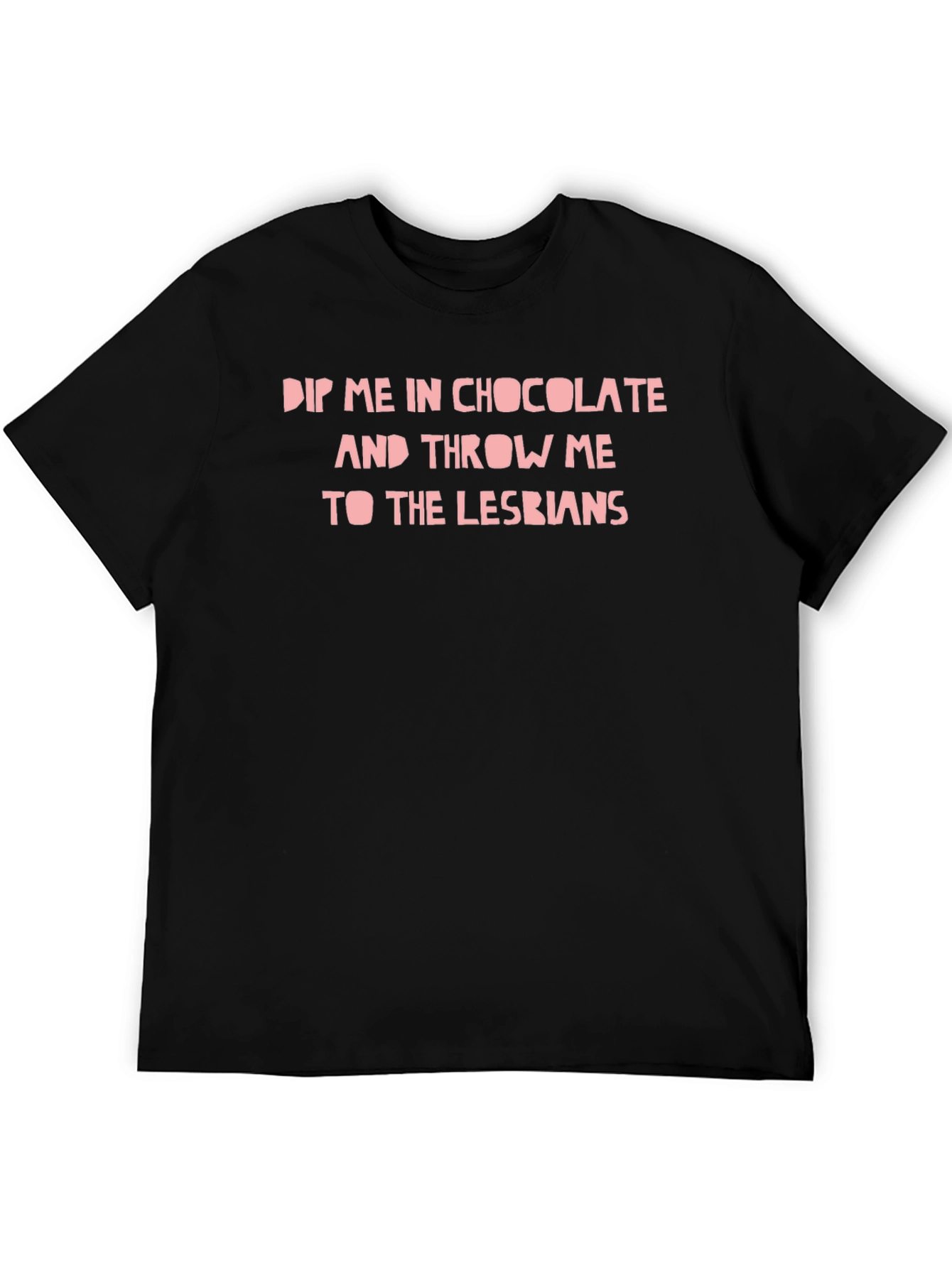 Black Funny Graphic Tee - Dip Me in Chocolate view 5