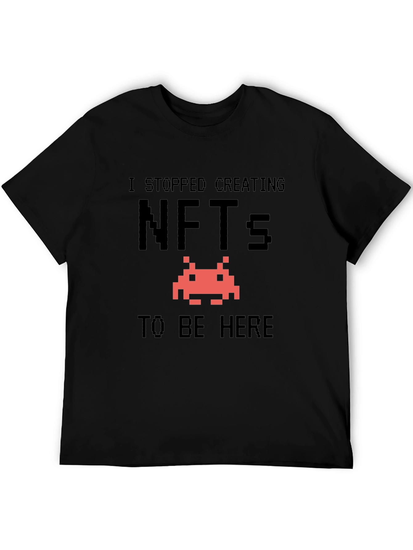 Black NFTs Humor T-Shirt - Stop Creating NFTs view 5