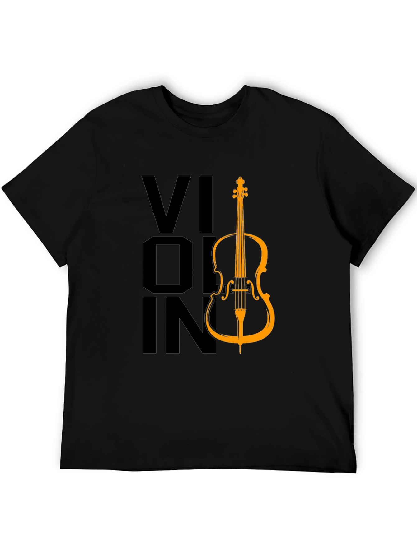 Black Violin Graphic Tee - Classic Music Lover T-Shirt view 5