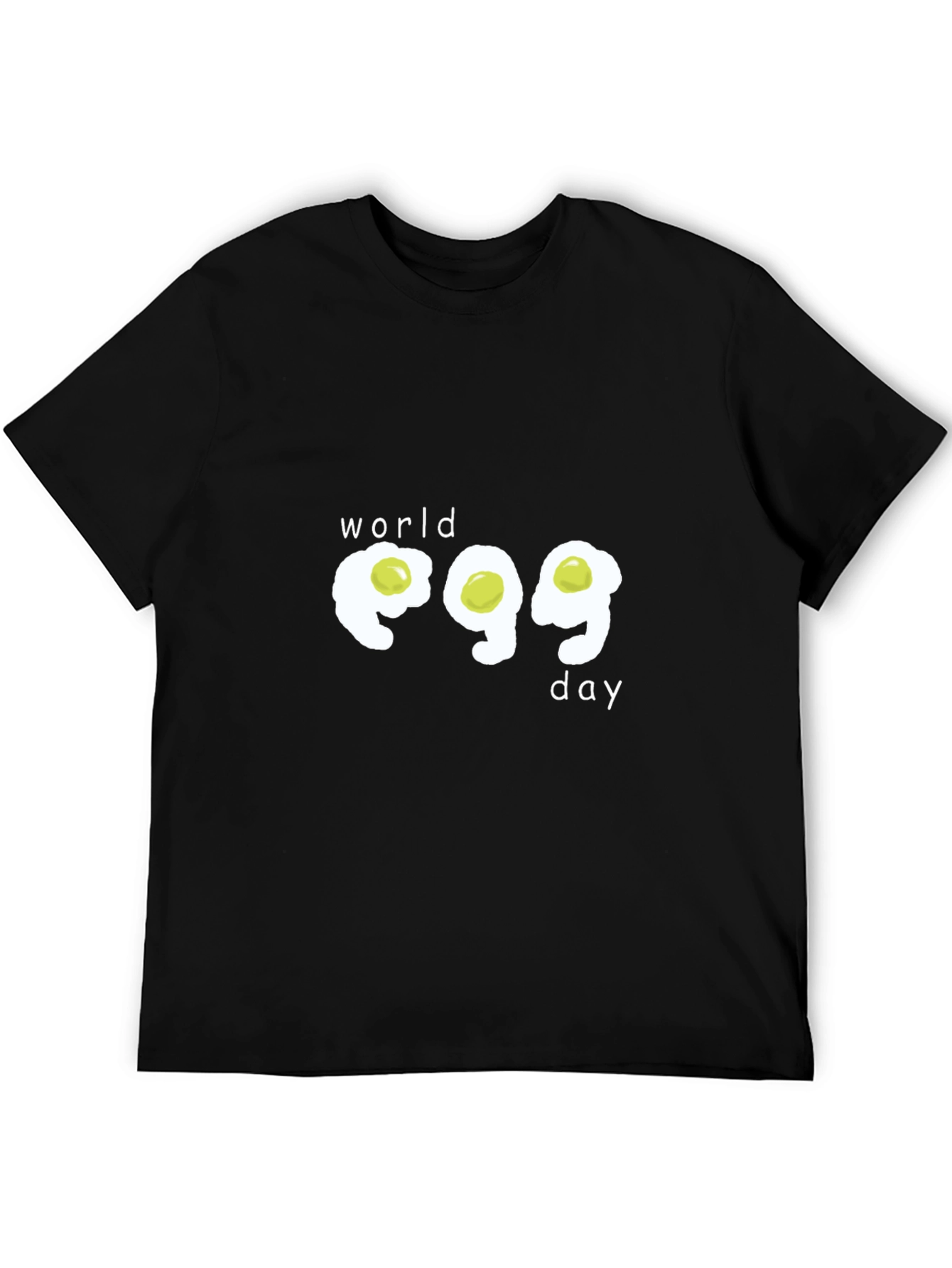 Black World Egg Day Graphic Tee - Black view 5