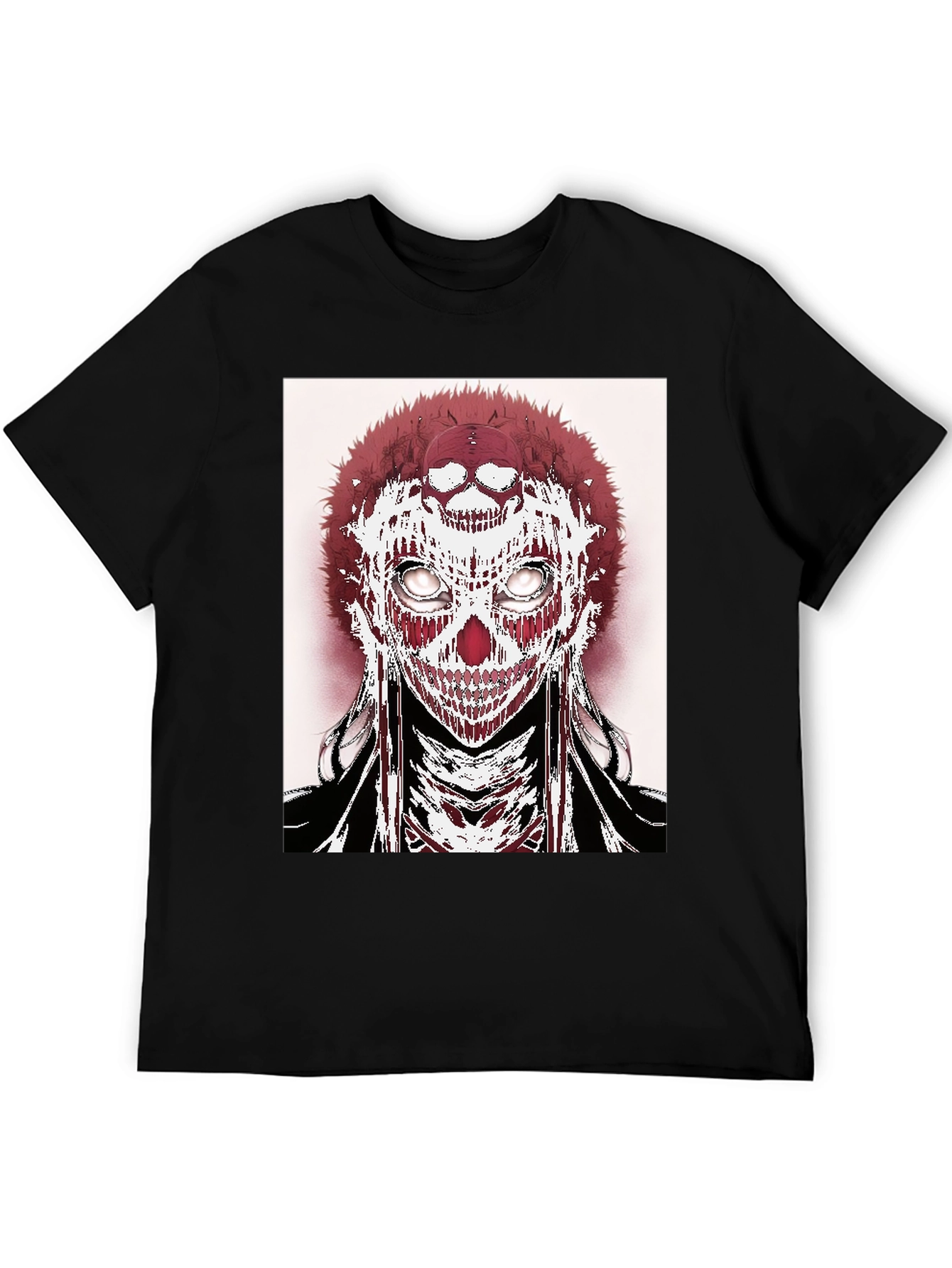 Black Skull Graphic Tee - Edgy Streetwear view 5