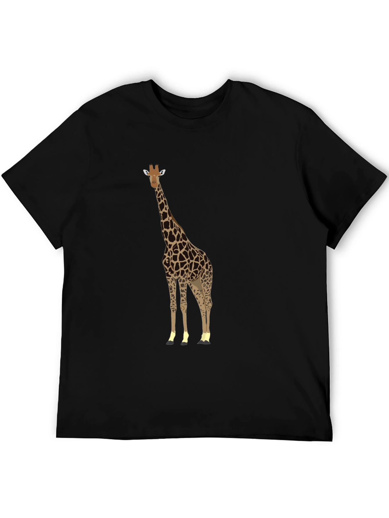 Black Giraffe Graphic Tee - Stylish Animal Print T-Shirt view 5