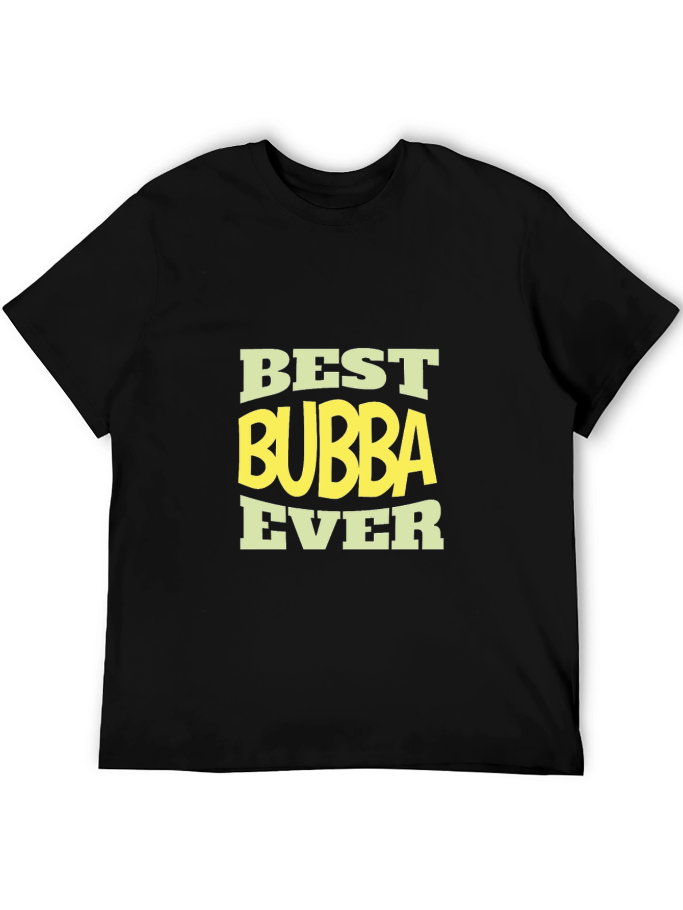 Black Best Bubba Ever Black T-Shirt view 5