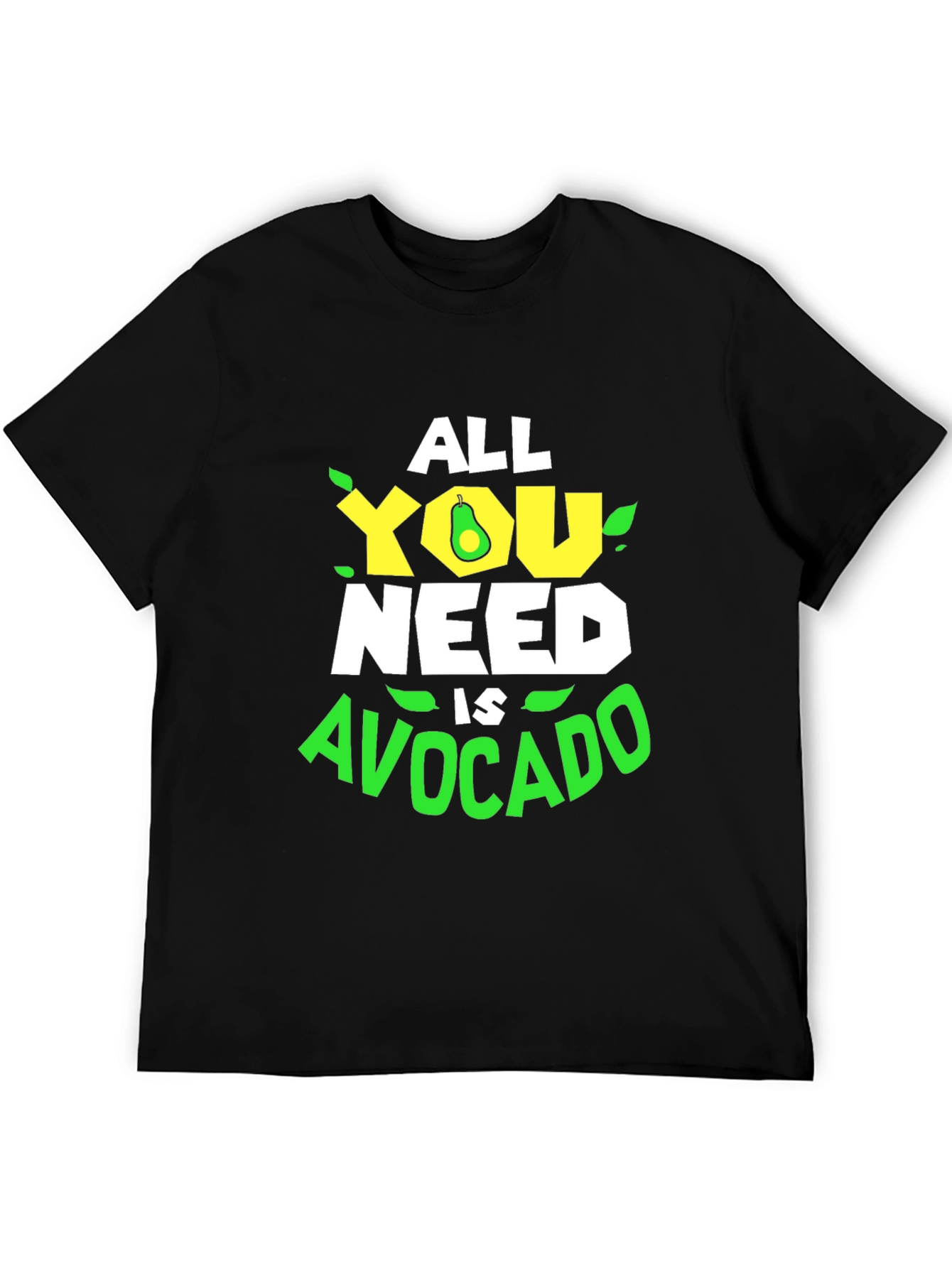 All You Need is Avocado Graphic Tee - Soft Cotton - 5