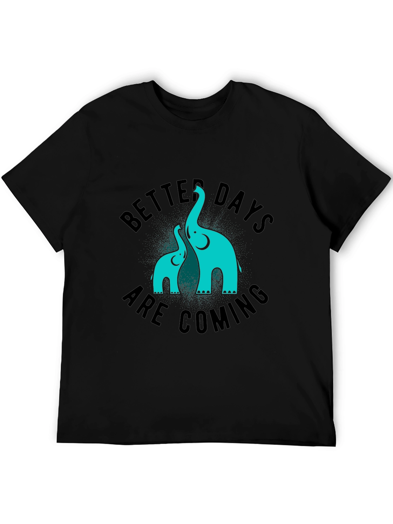 Black Better Days Elephant Graphic Tee view 5