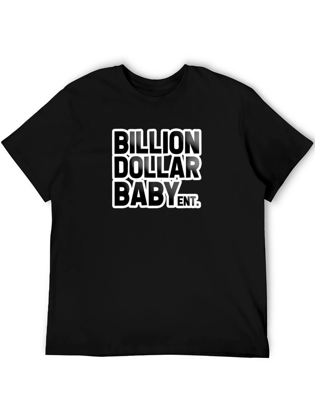 Black Billion Dollar Baby Graphic Tee - Black Cotton Blend view 5