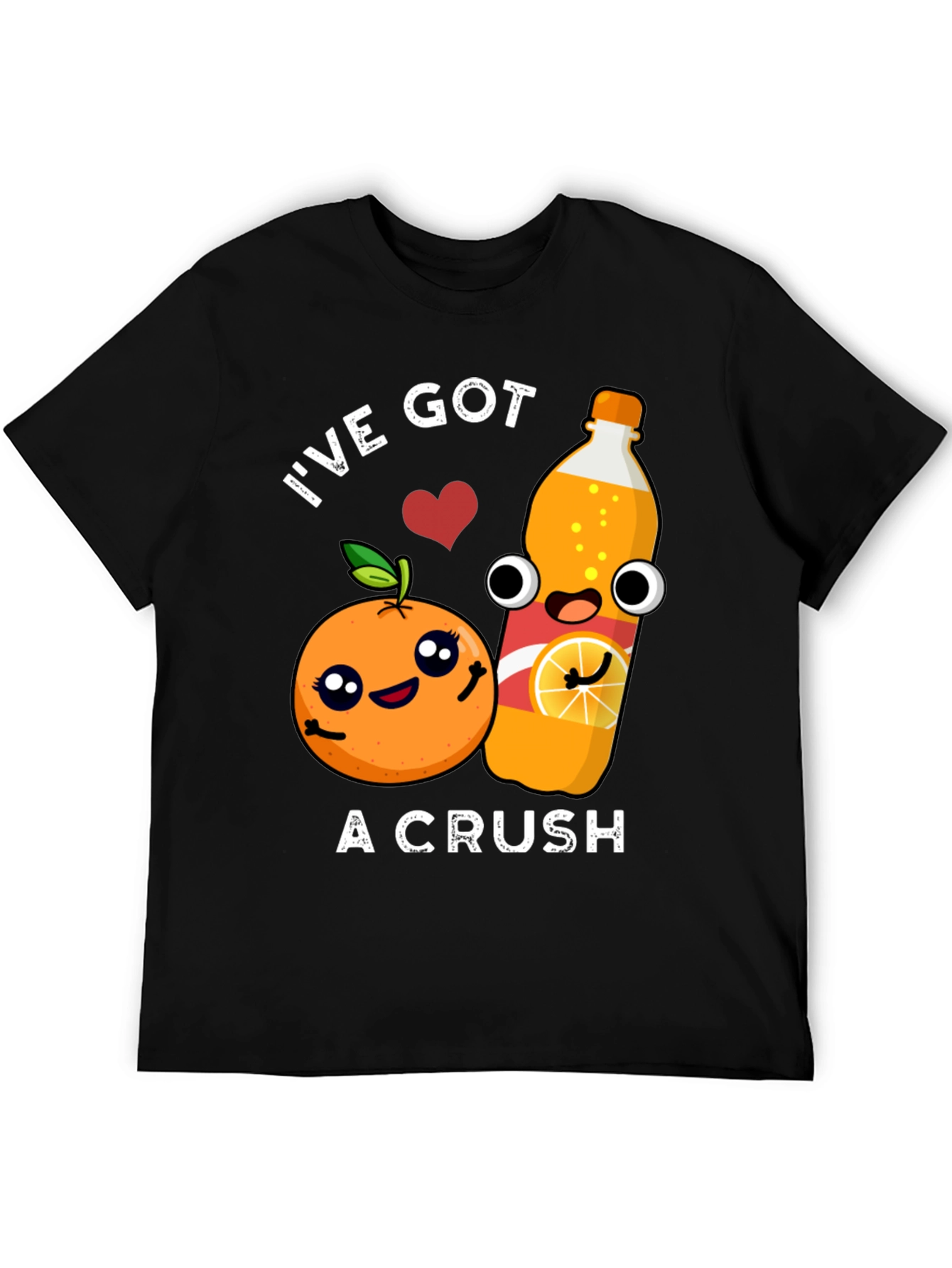 Black I've Got A Crush Graphic Tee view 5