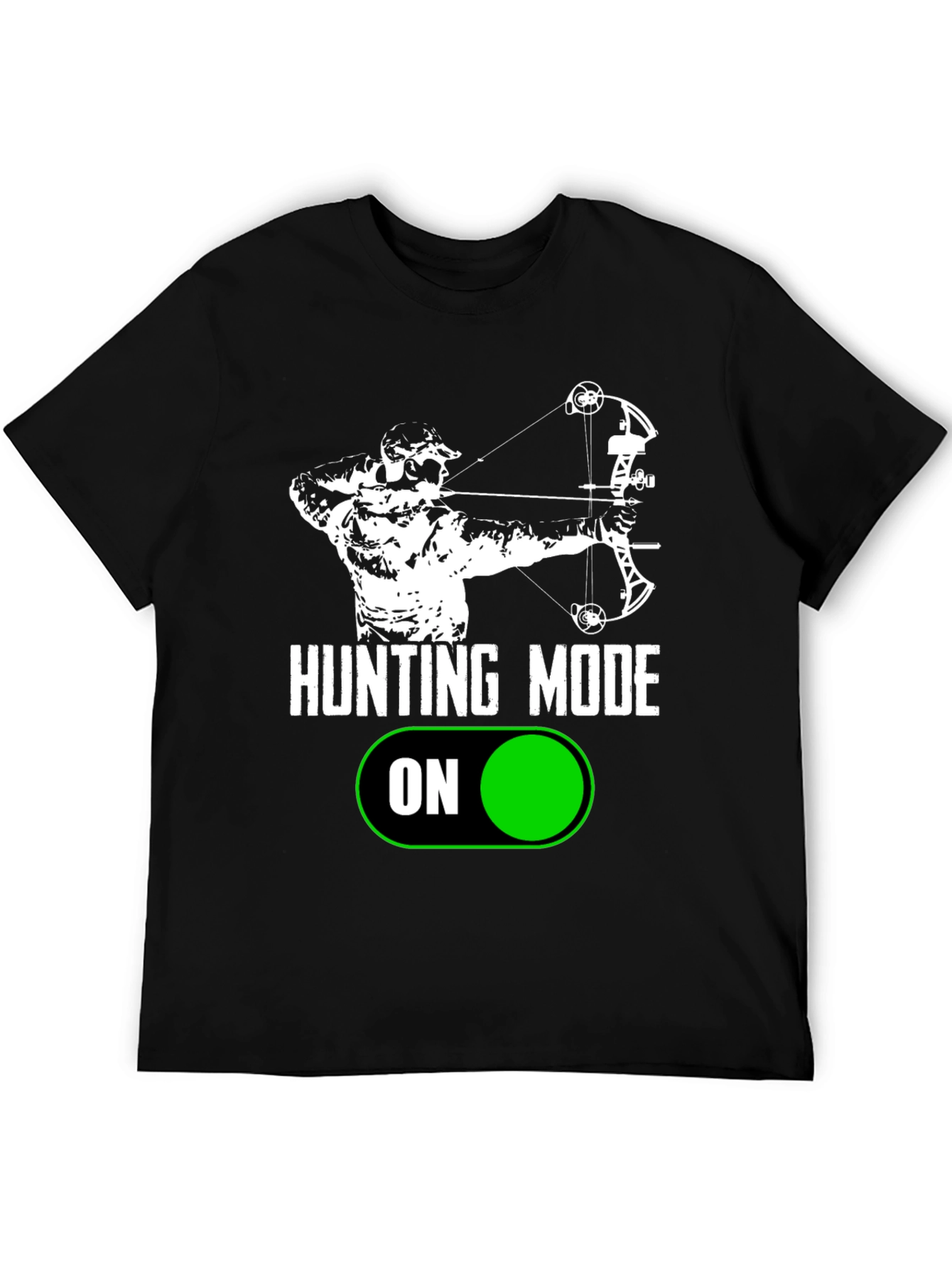 Black Hunting Mode On T-Shirt view 5