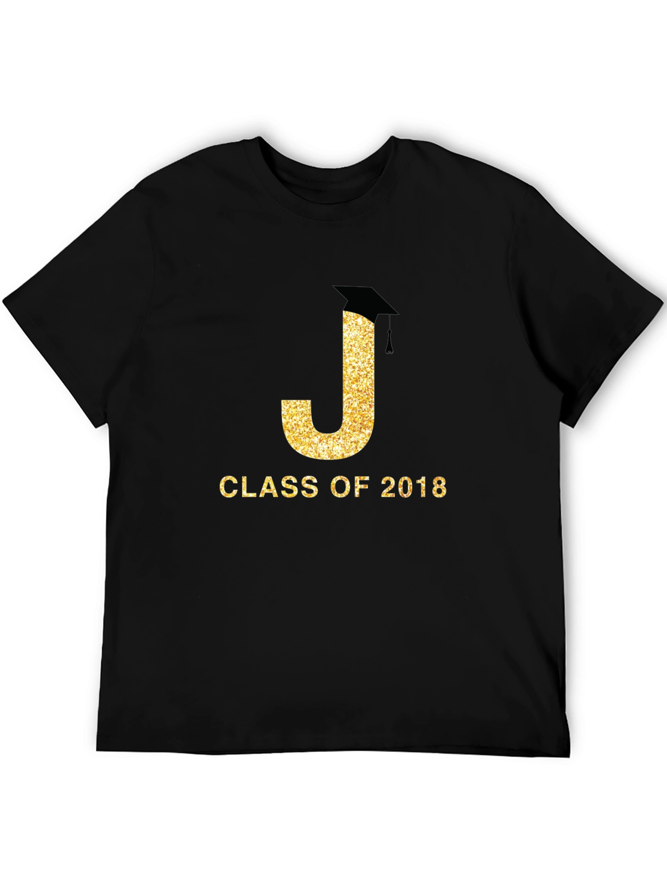 Black Class of 2018 Graduation T-Shirt view 5