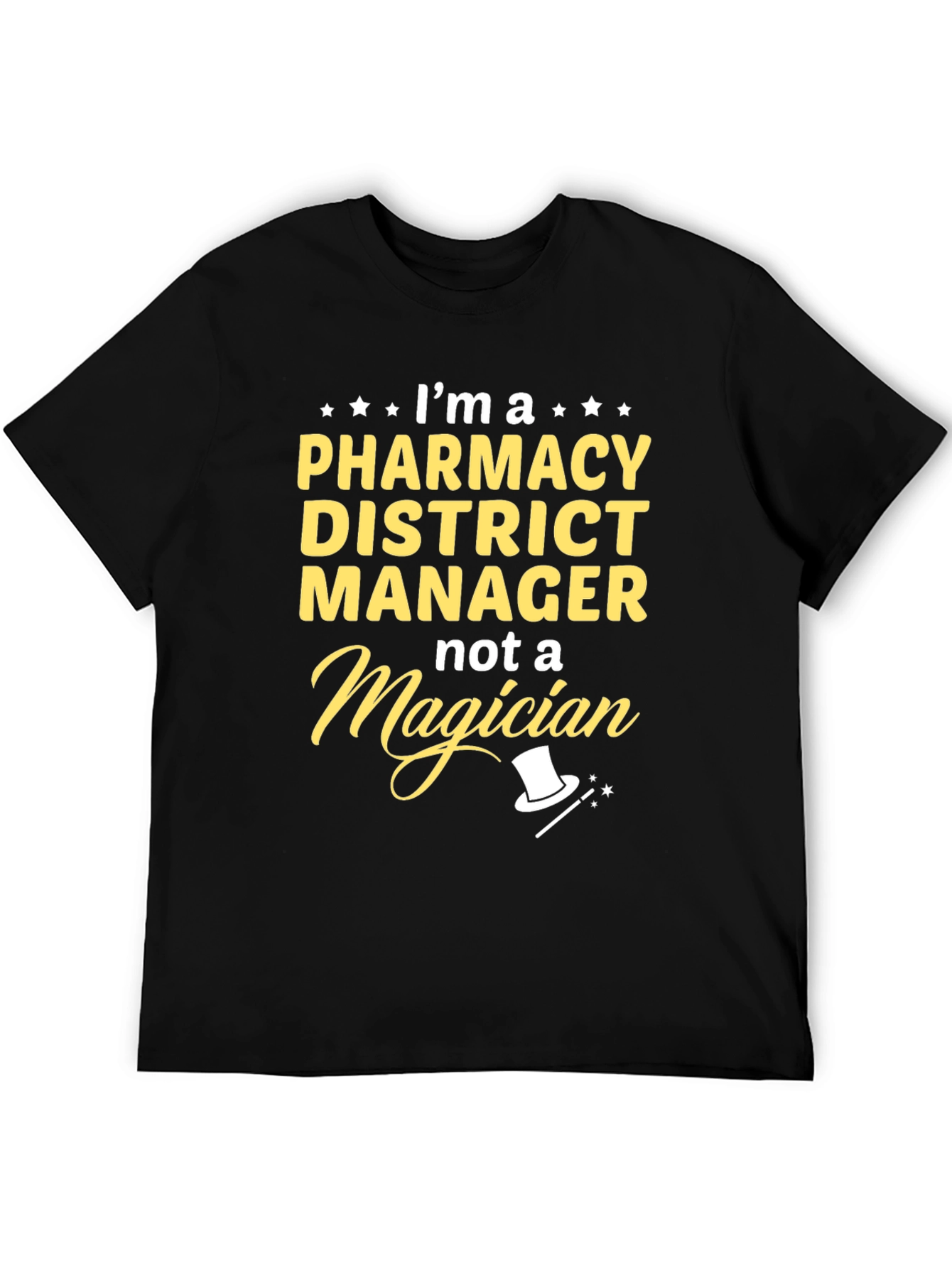 Black Pharmacy District Manager T-Shirt view 5
