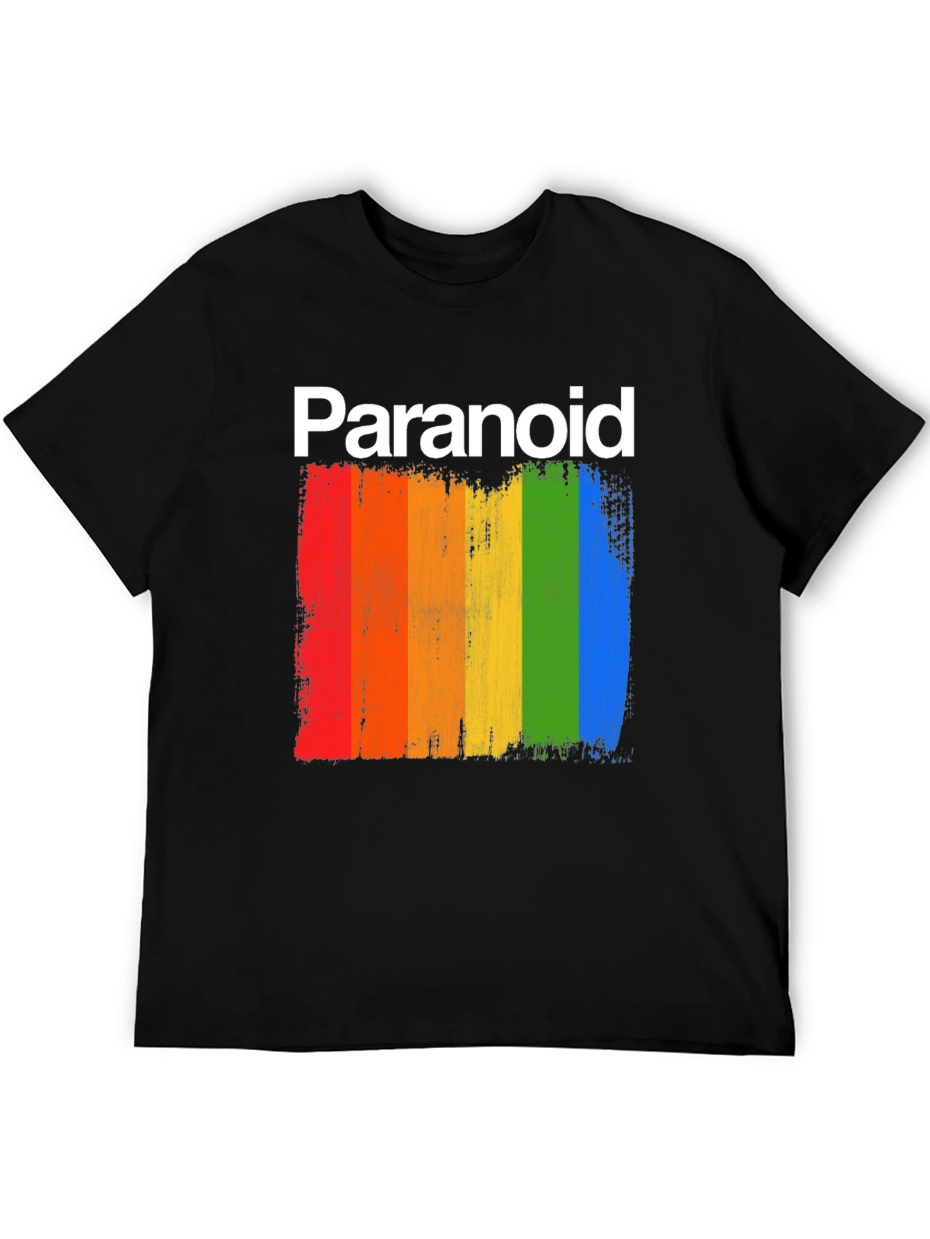 Black Paranoid Pride Graphic T-Shirt - Soft Cotton Blend view 5