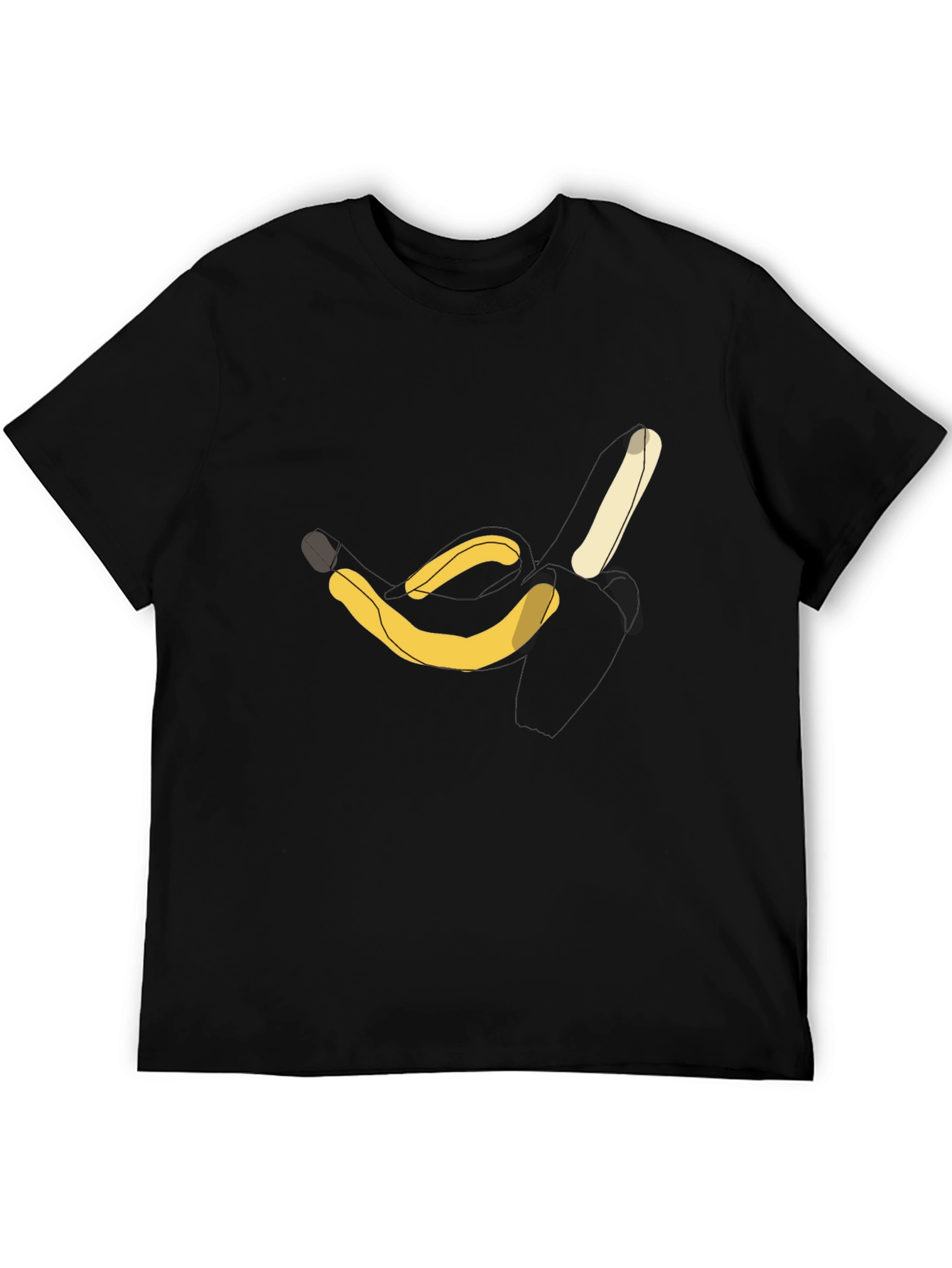 Black Banana Graphic T-Shirt - Casual Cotton Tee view 5