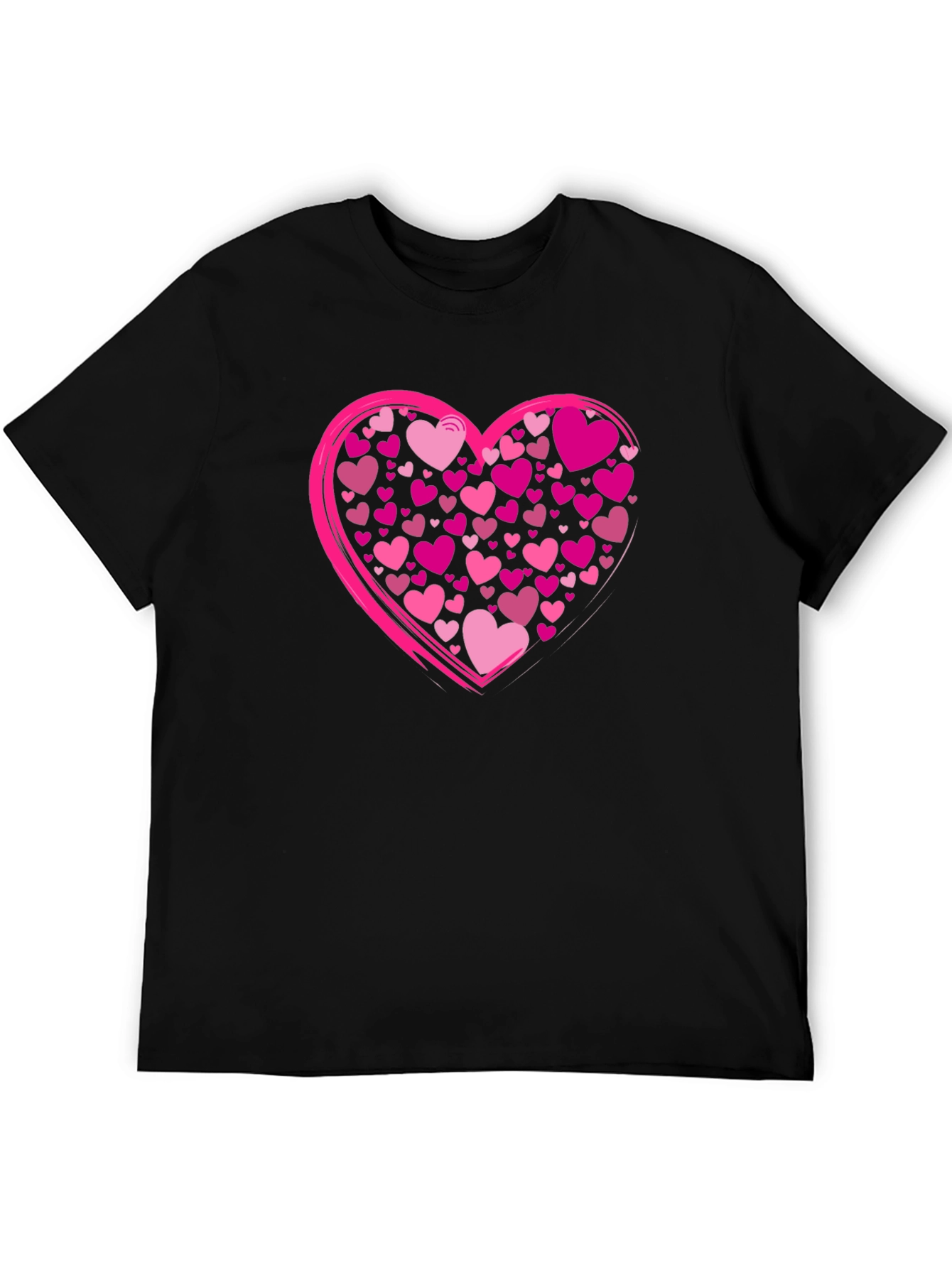 Black Heart Full of Love Graphic T-Shirt view 5