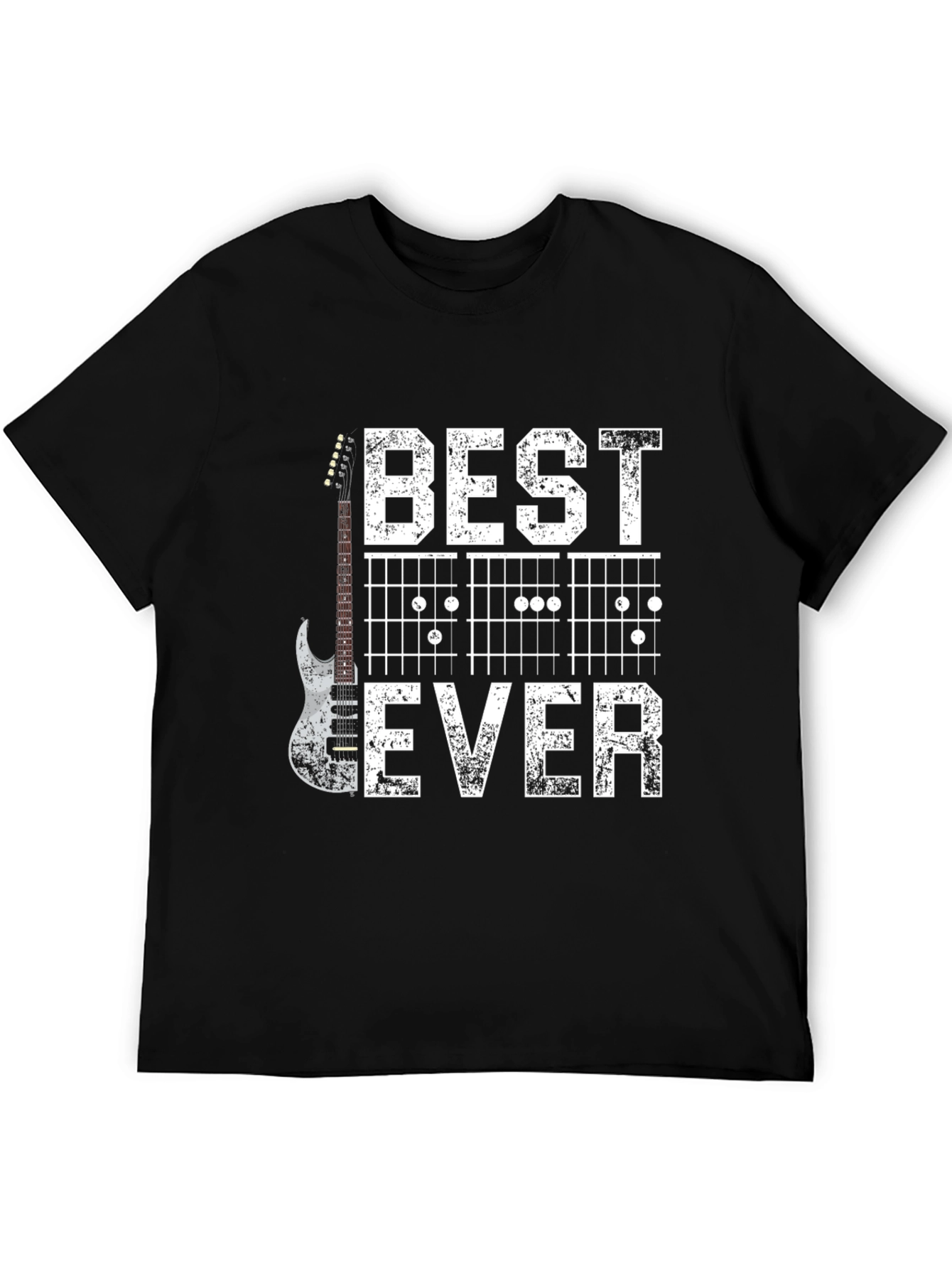 Black Best Guitar Ever T-Shirt view 5