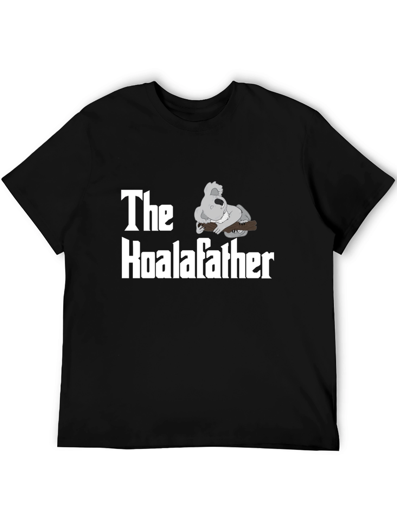 Black The Koalafather Graphic T-Shirt - Black view 5