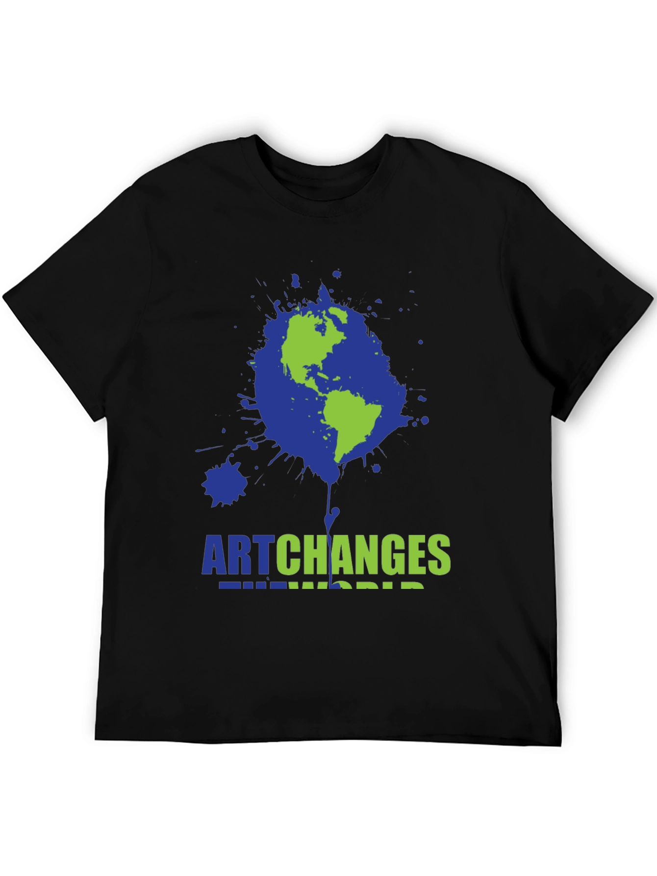 Black Art Changes the World Graphic Tee view 5