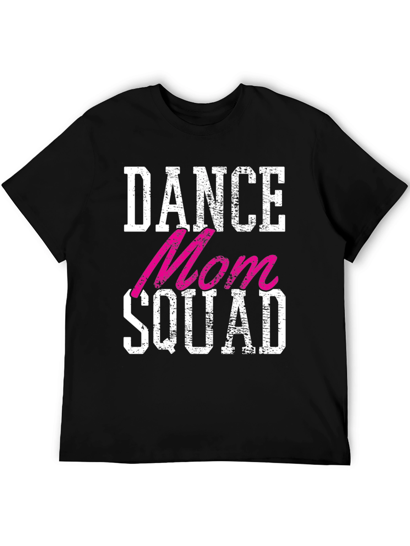 Black Dance Mom Squad Graphic Tee - Black Crewneck T-Shirt view 5